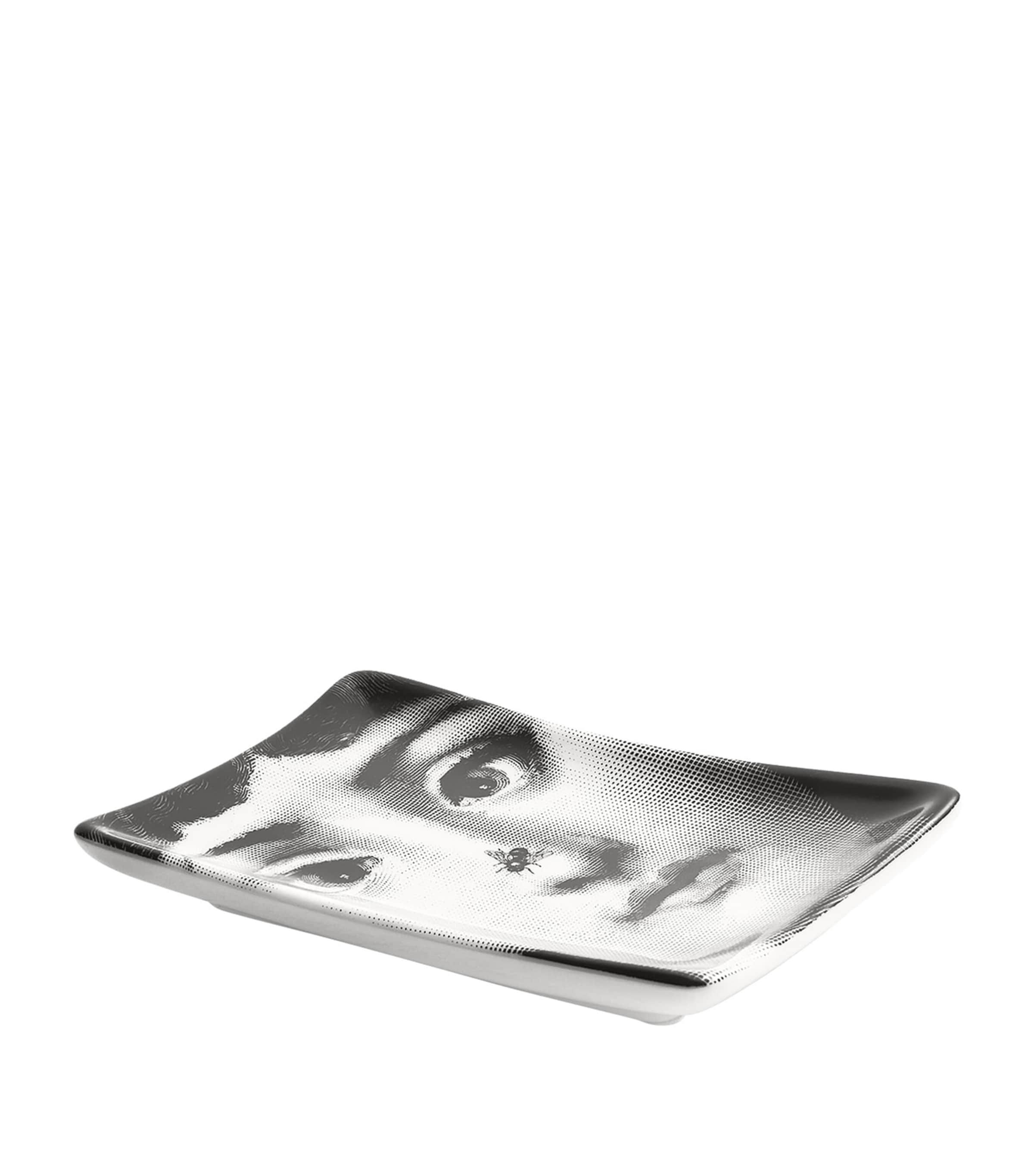Fornasetti Rectangular Tema e Variazioni Ashtray (10cm x 16cm) Image 2