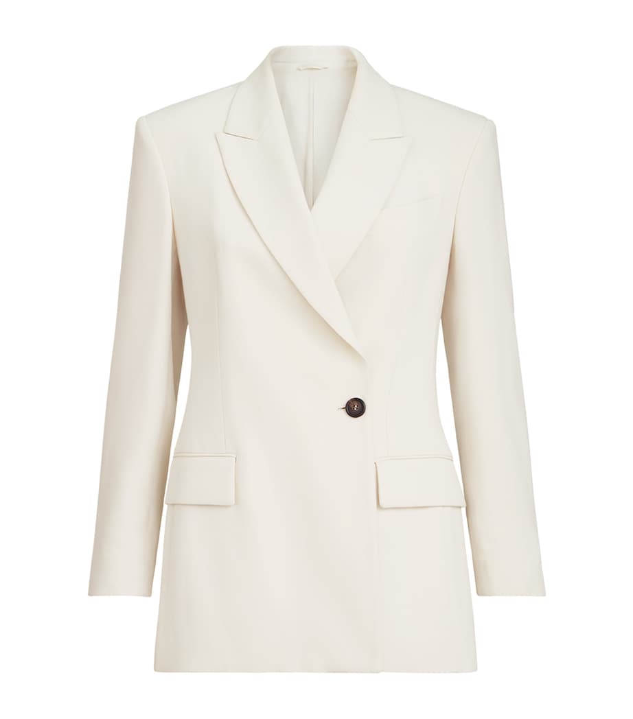 Brunello Cucinelli Womens Comfort Viscose Couture Twill Blazer Image 1