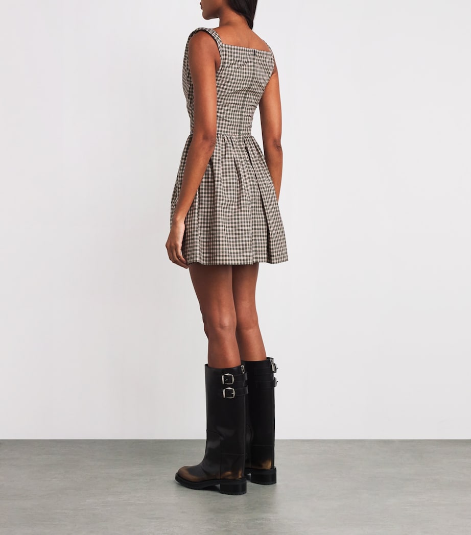 Organic Cotton Sunday Mini Dress A202 OFF WHITE Image 3