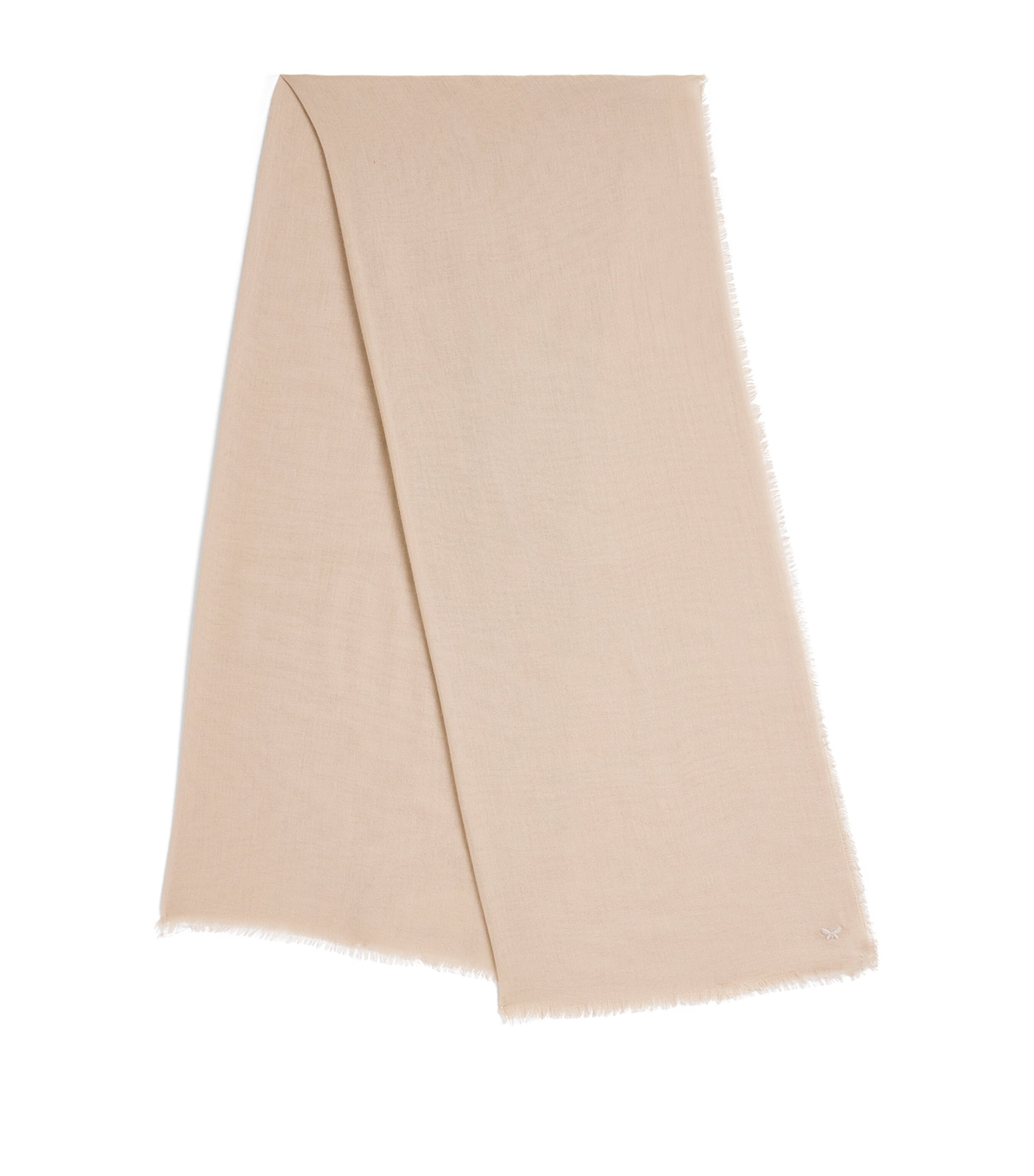 Weekend Max Mara Viscose-cashmere Butterfly Scarf In Beige