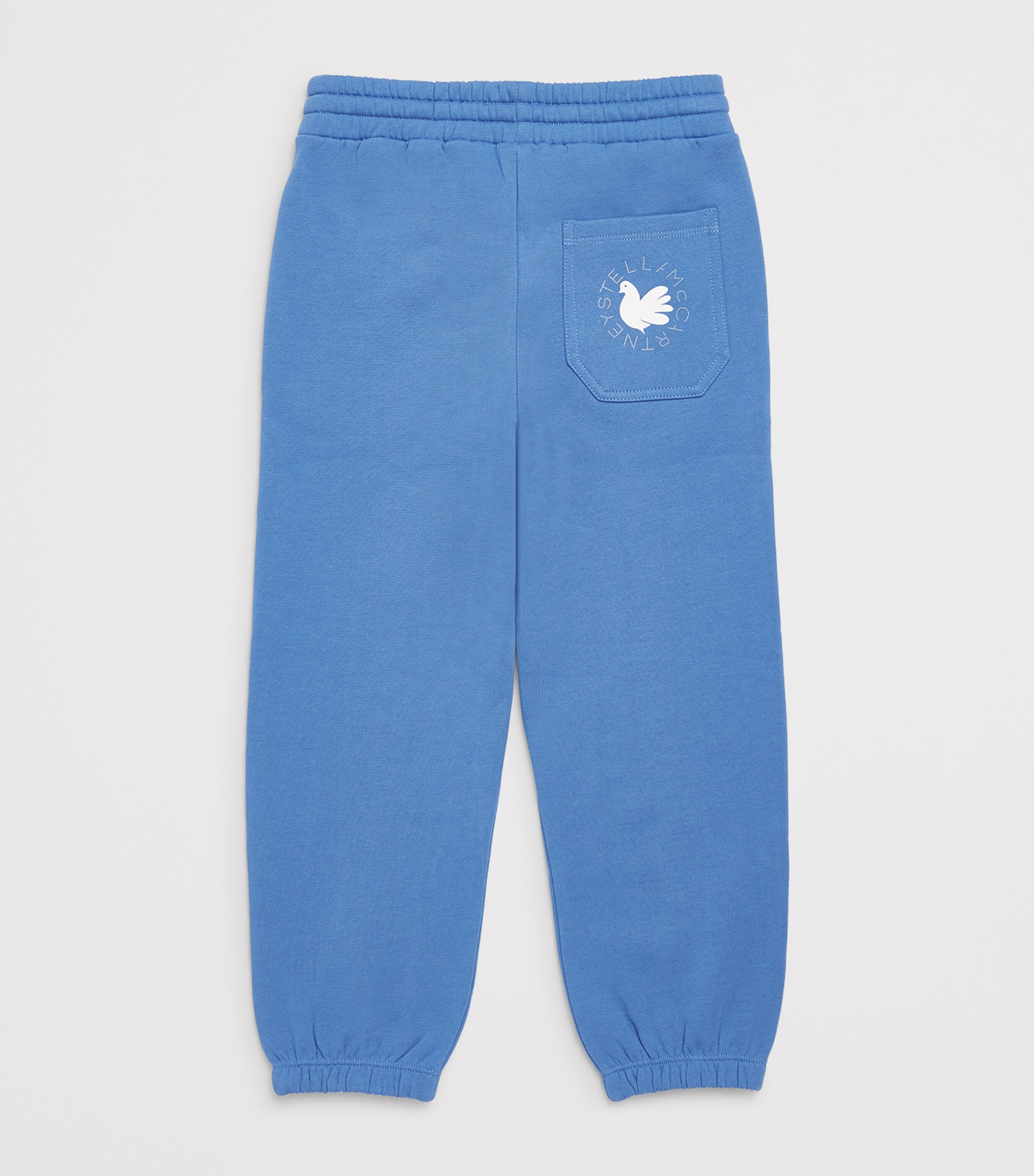 Stella McCartney Kids Cotton Dove Sweatpants (3-14 Years) Air Force Blue Image 2