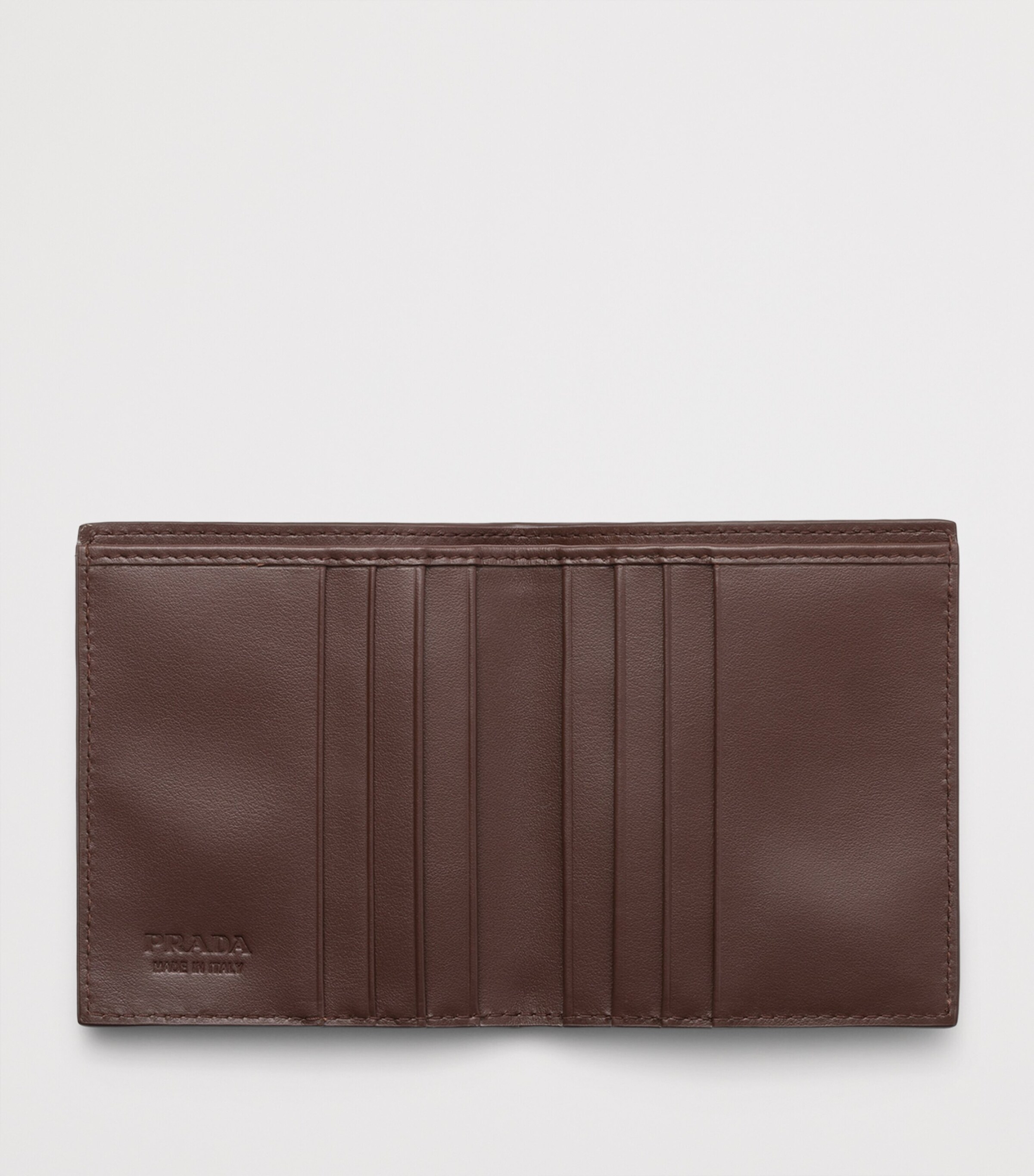 Grained Leather Triangle Wallet F0038 Image 2