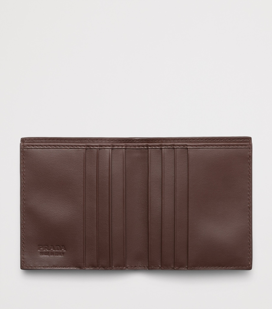 Grained Leather Triangle Wallet F0038 Image 2