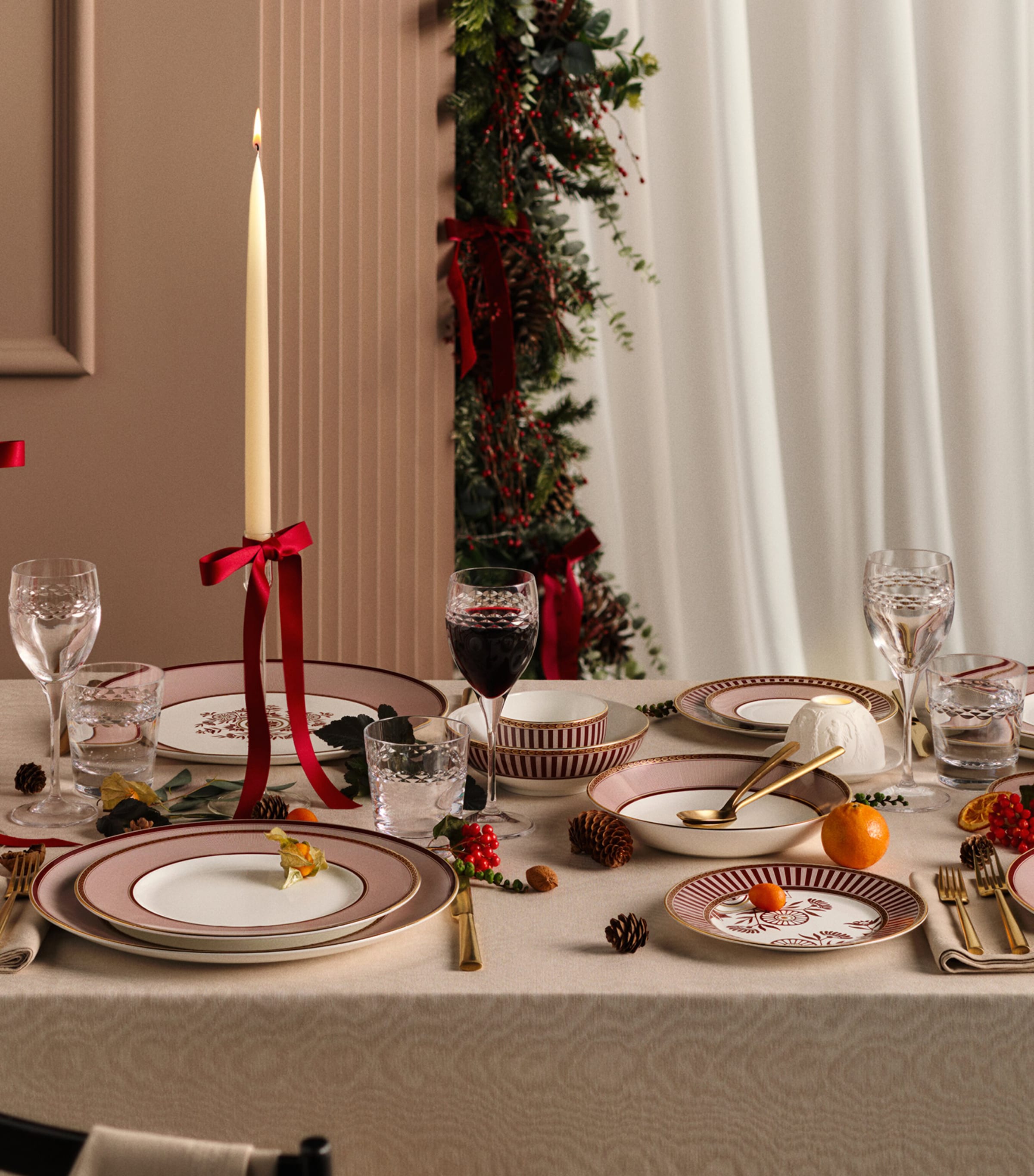 Bone China Red Splendour Mug (330ml) RED Image 2