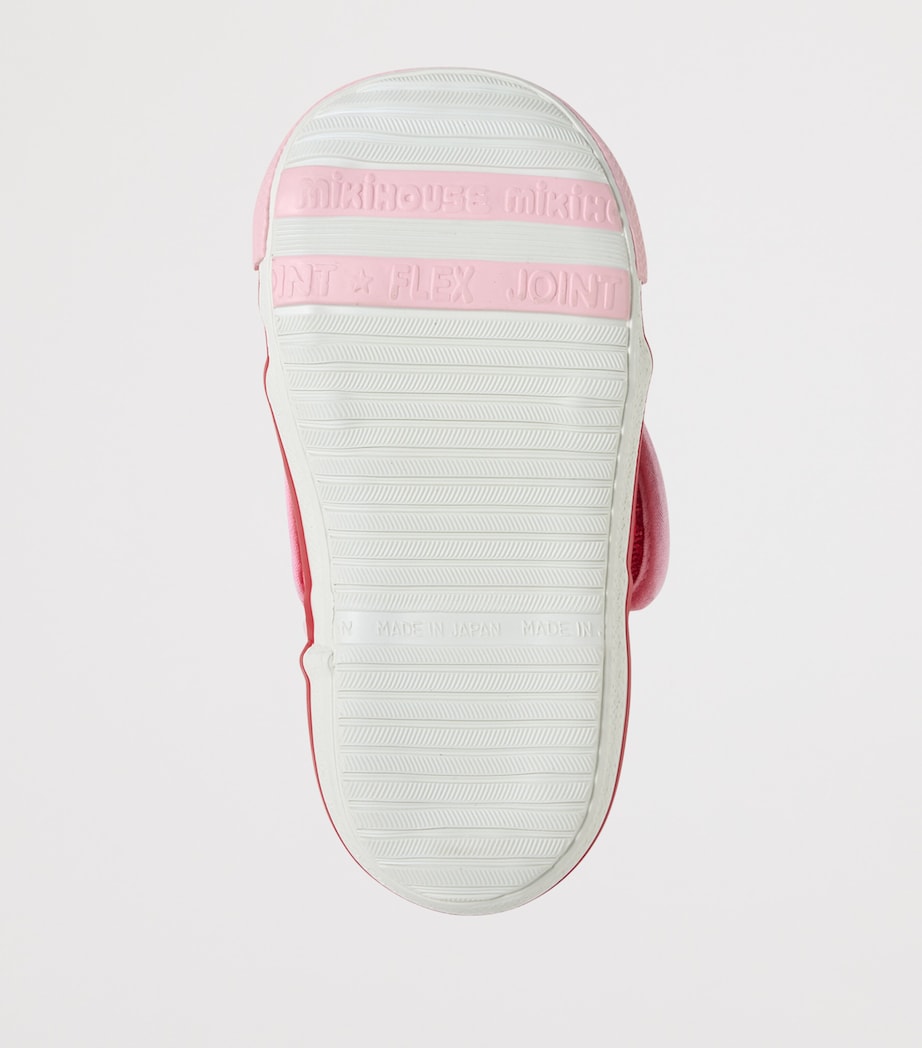 Miki House Cotton-Blend Embroidered Sneakers Image 5