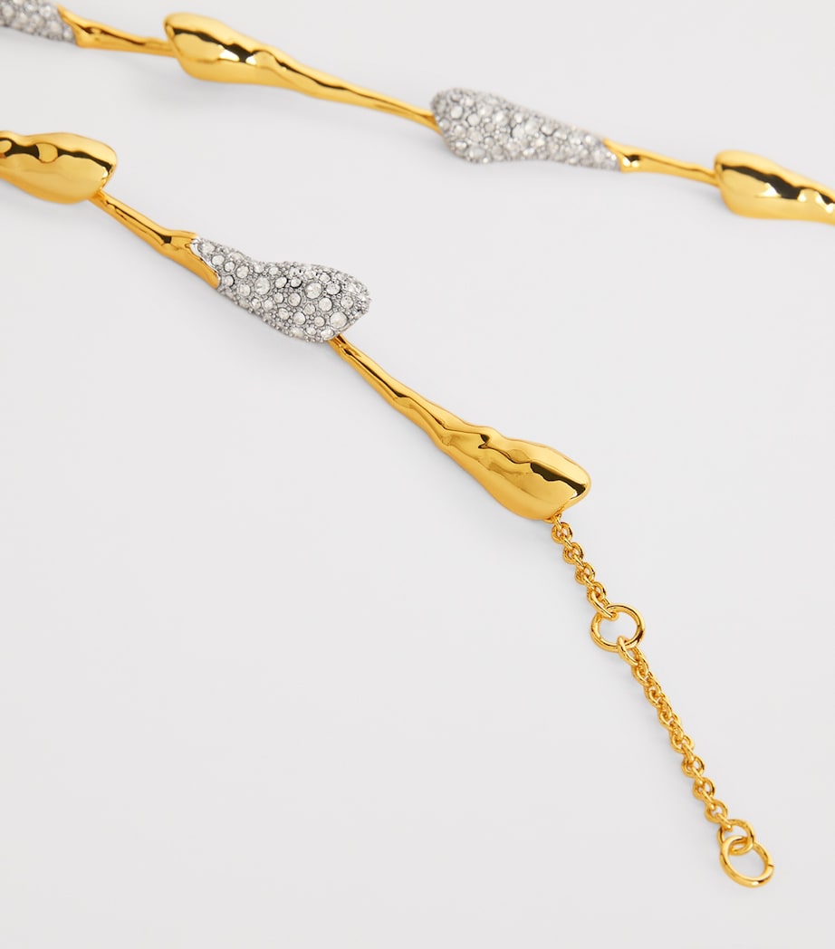 Gold-Plated Solanales Dewdrop Necklace GOLD Image 3