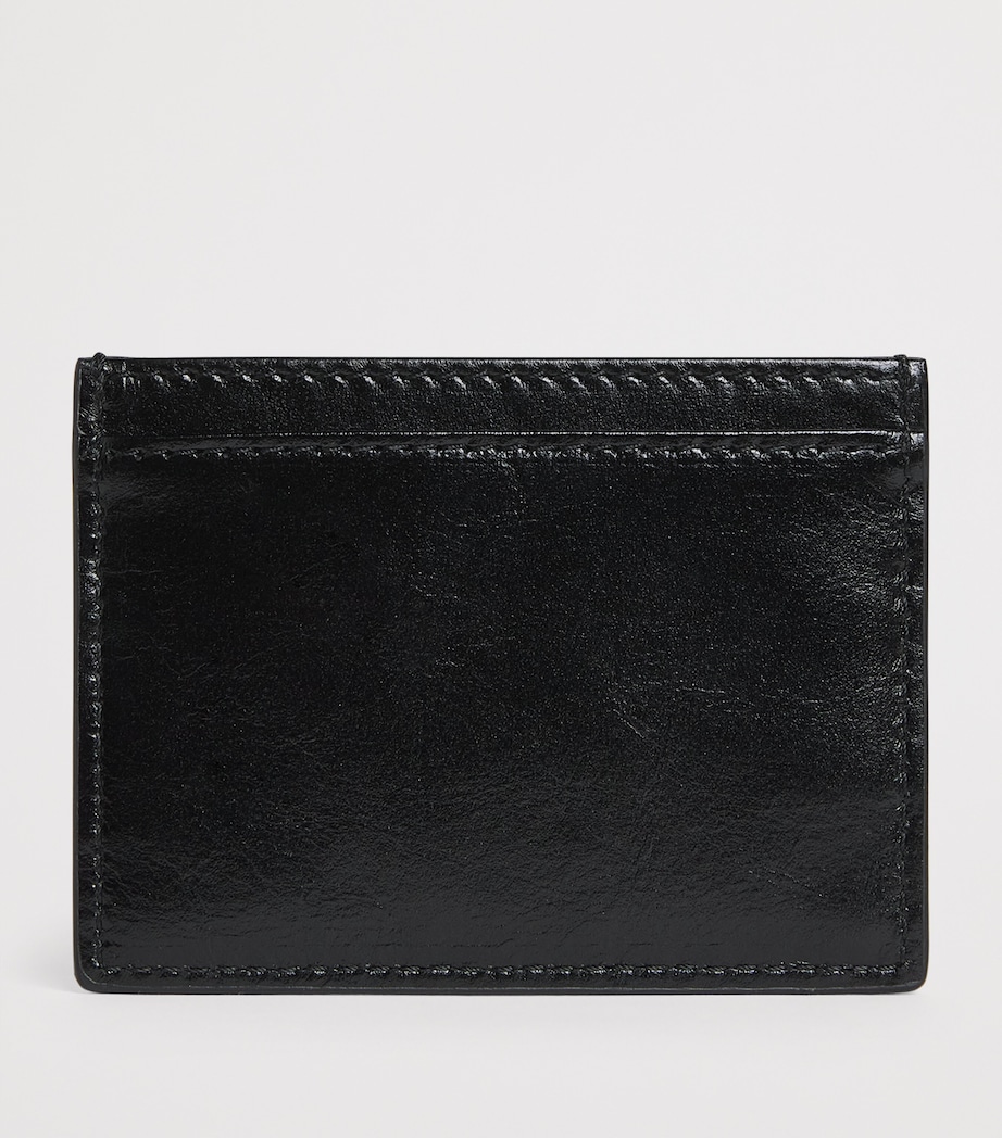 Leather Orb Card Holder N401 BLACK Image 2