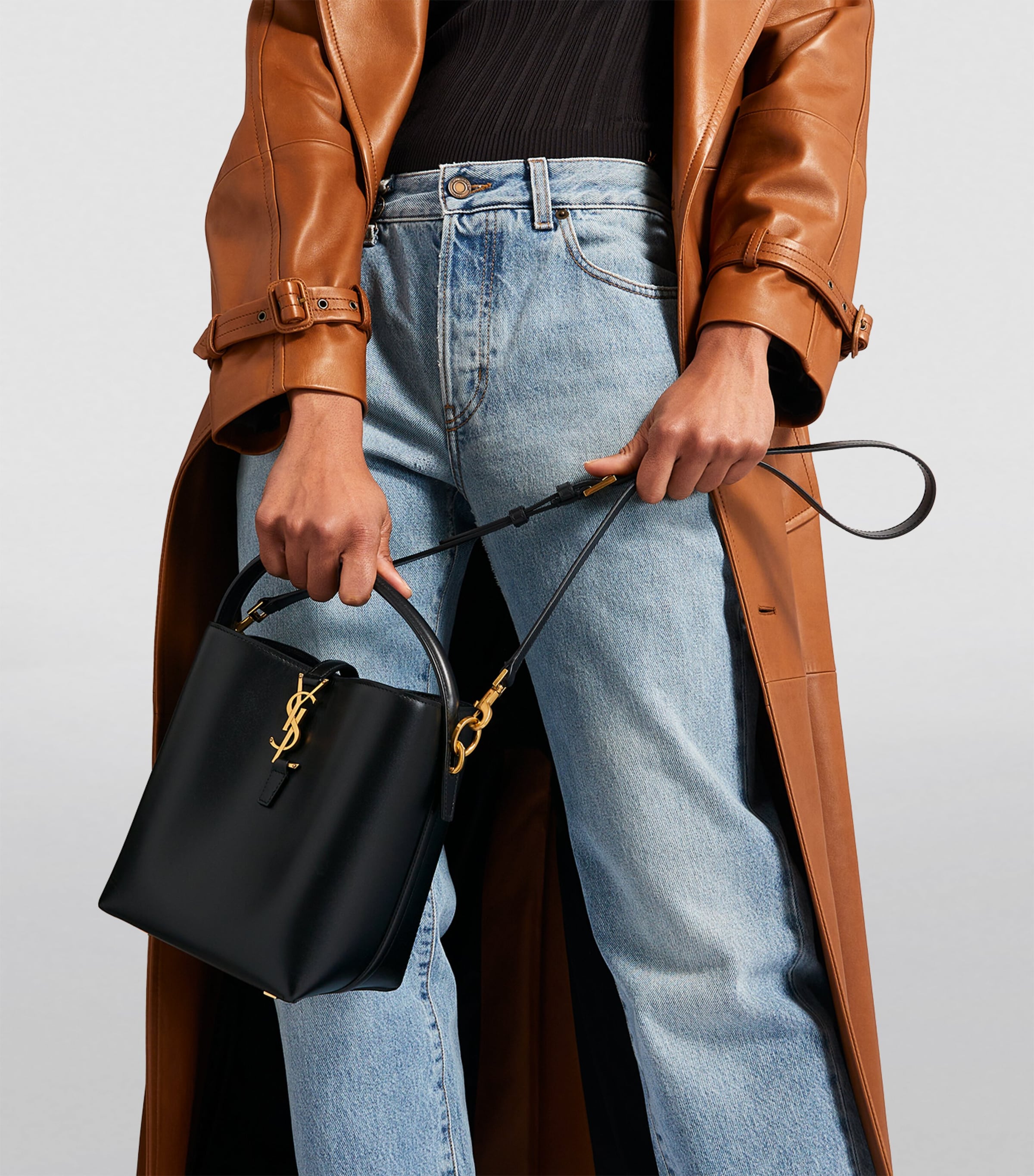 ショルダーバッグ・ポシェット LE 37 HANDBAG Saint Laurent Small Le 37 Bucket Bag | Harrods US