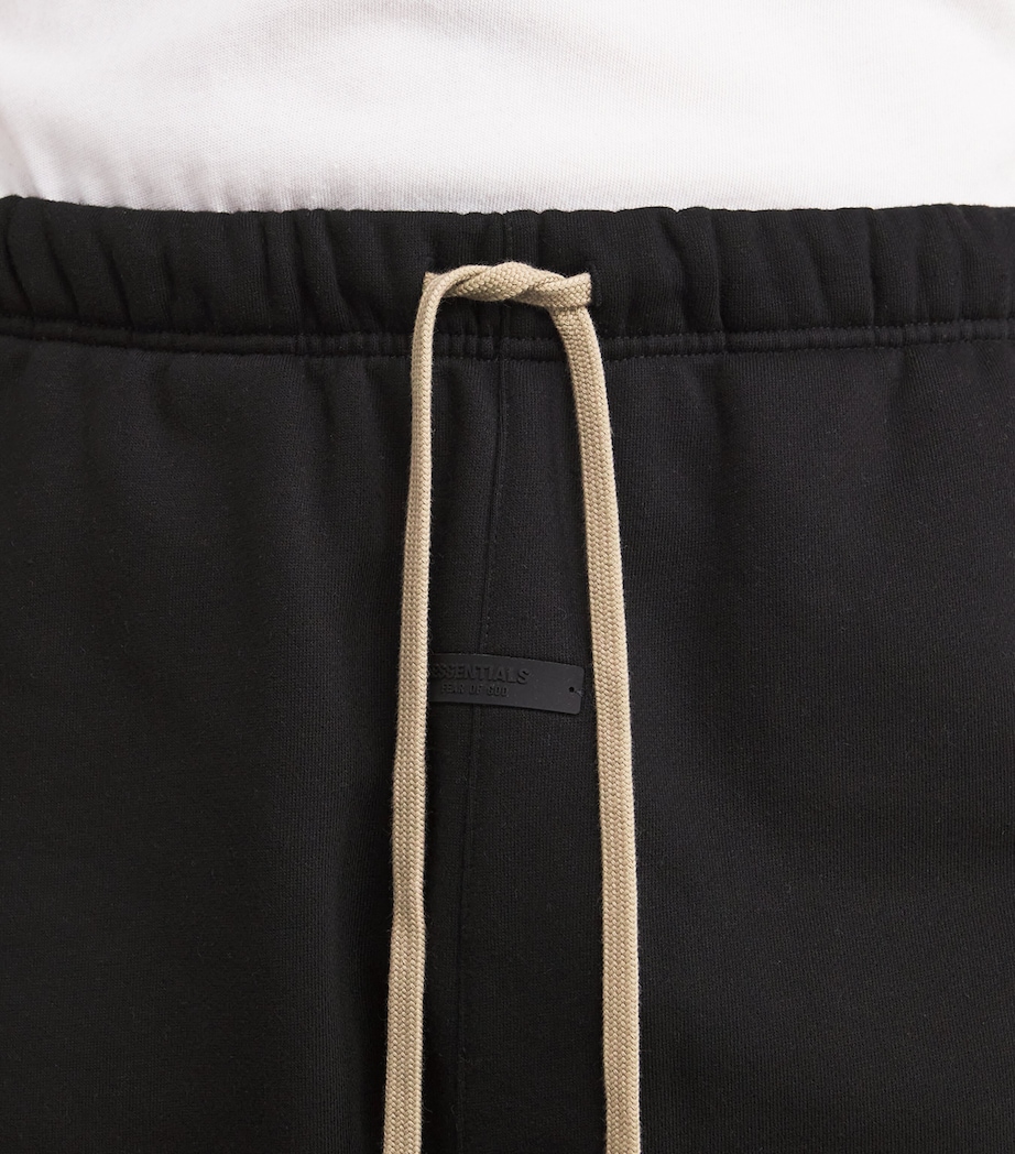 Cotton Logo Sweatpants BLACK Image 6