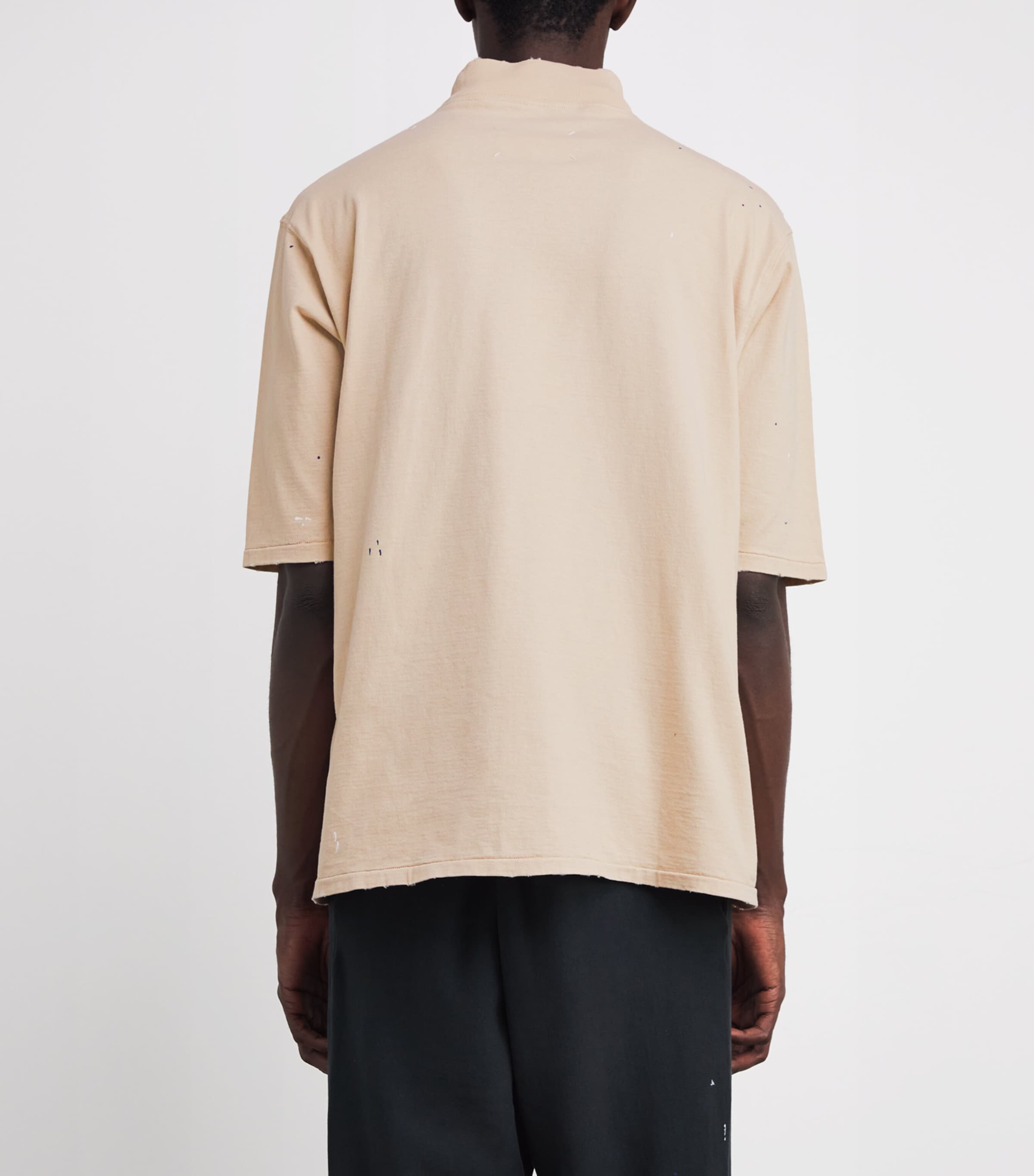 Maison Margiela Mens Cotton Paint Splatter T-Shirt Image 4
