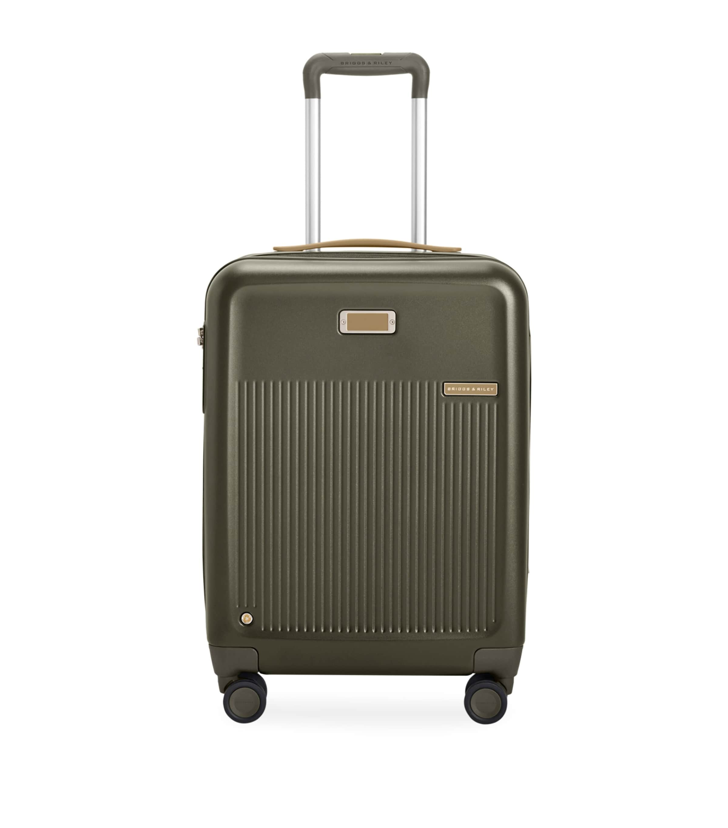 Briggs & Riley Carry-on Expandable Spinner Suitcase In Green