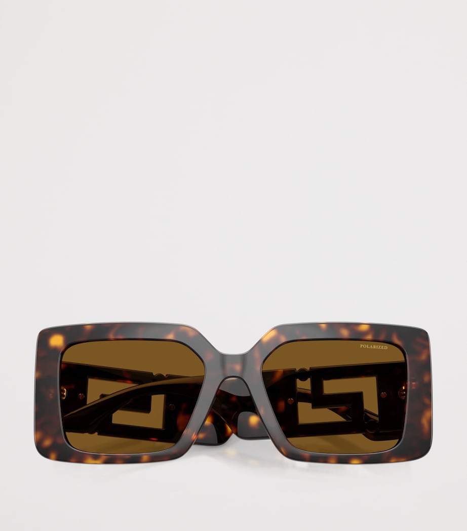 Versace Injected VE4505U Square Sunglasses Brown Image 5