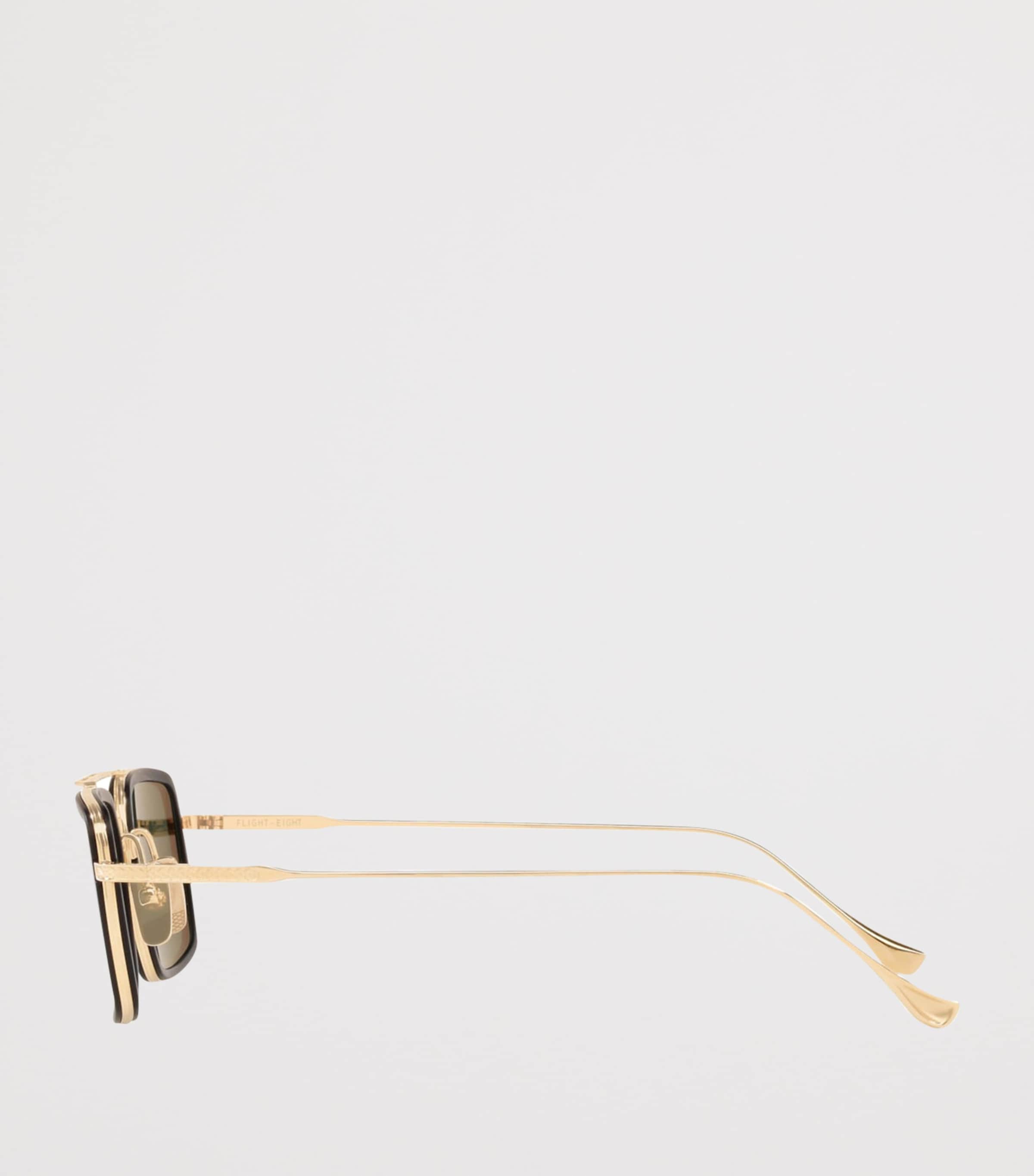 DITA Flight Eight Rectangle Sunglasses Black Image 3