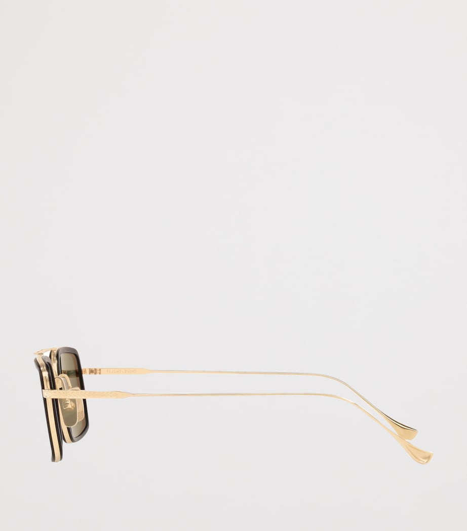 DITA Flight Eight Rectangle Sunglasses Black Image 3