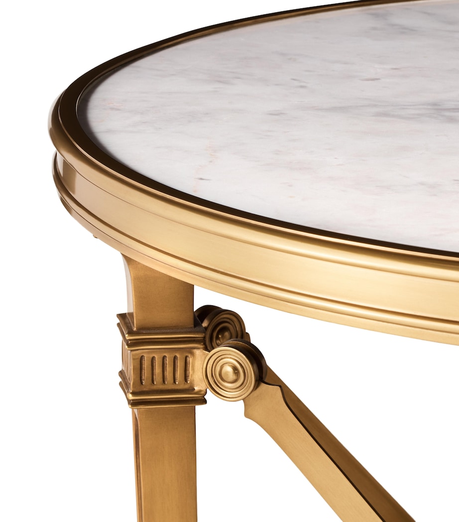 Stone and Brass Cannes Gueridon Table CANNES BRASS Image 4