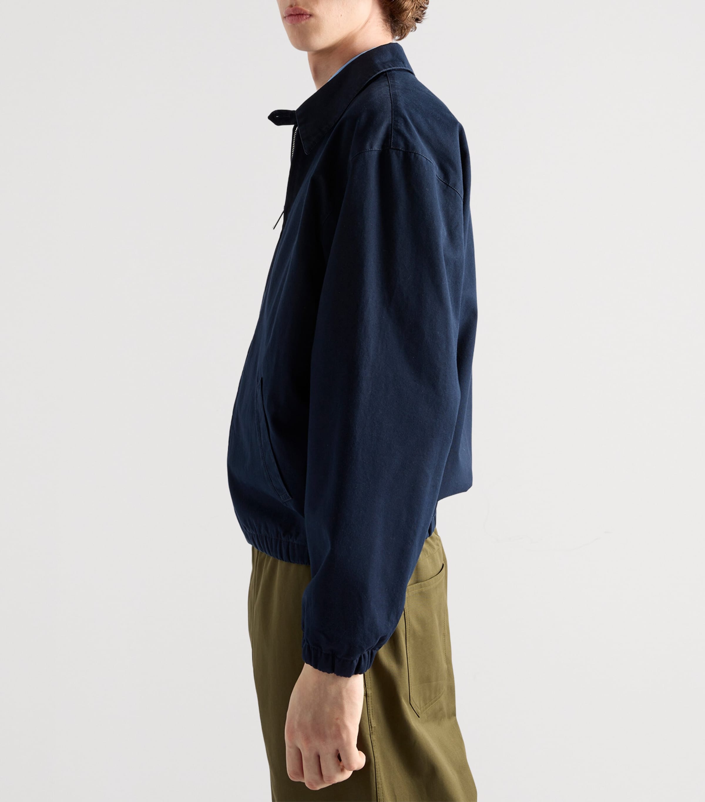 Cotton Bomber Jacket F0KDB Image 4