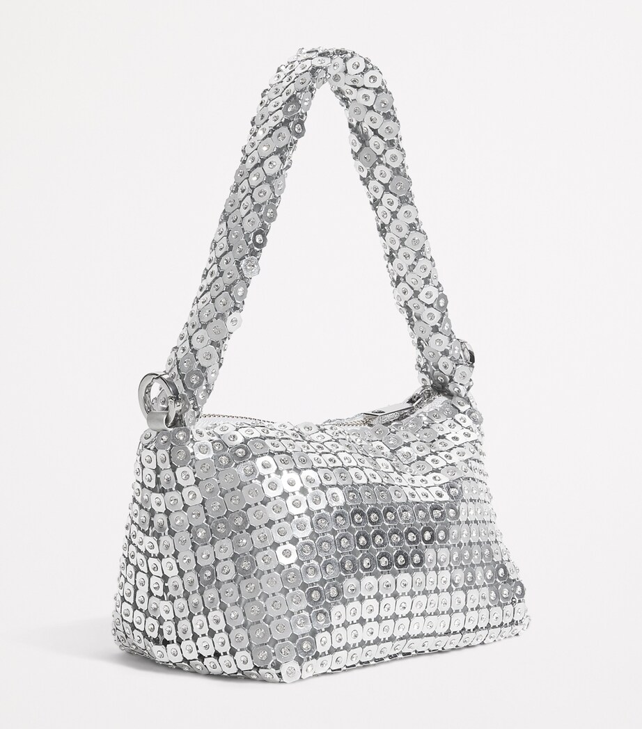 MAX&Co. Metal Mesh Shoulder Bag Ice Image 3