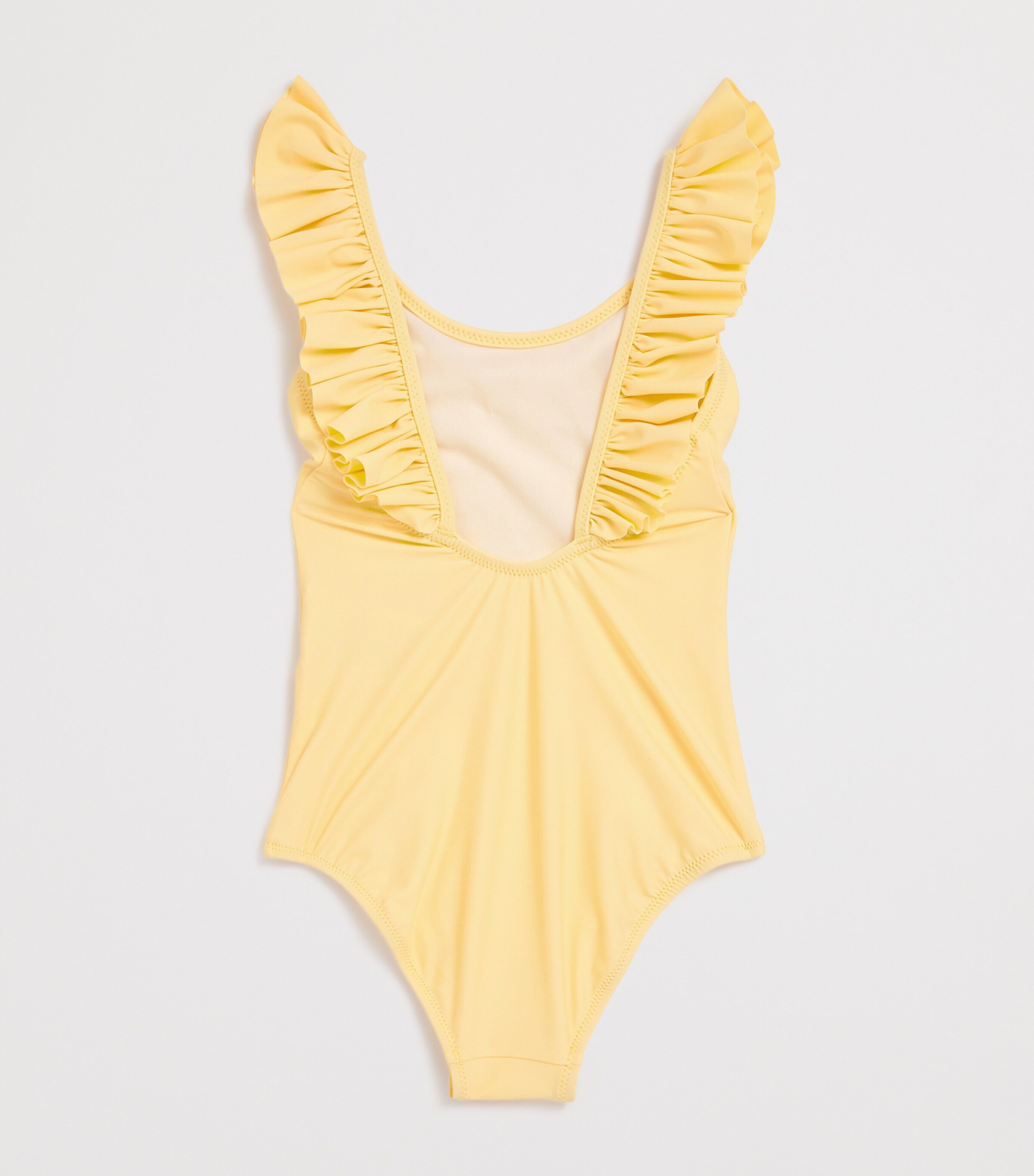Bora Bora Ruffled Swimsuit (2-14 Years) JAUNE Image 2