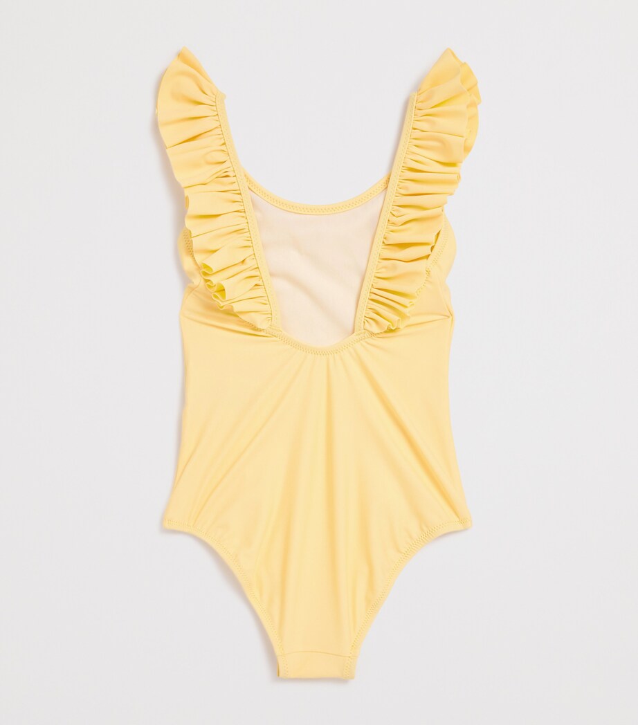 Bora Bora Ruffled Swimsuit (2-14 Years) JAUNE Image 2
