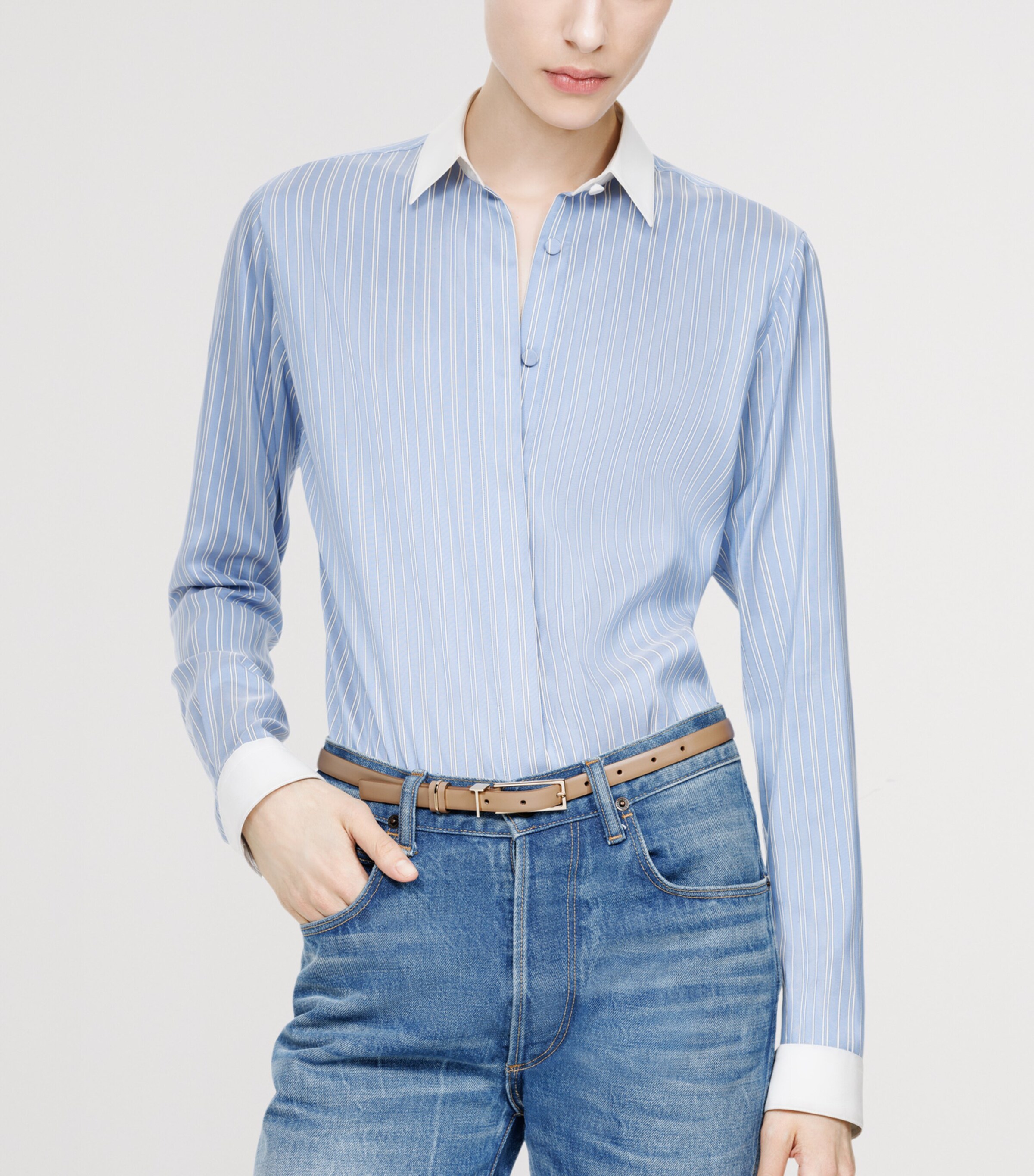 TOM FORD Leather T Icon Belt Jcl Image 2