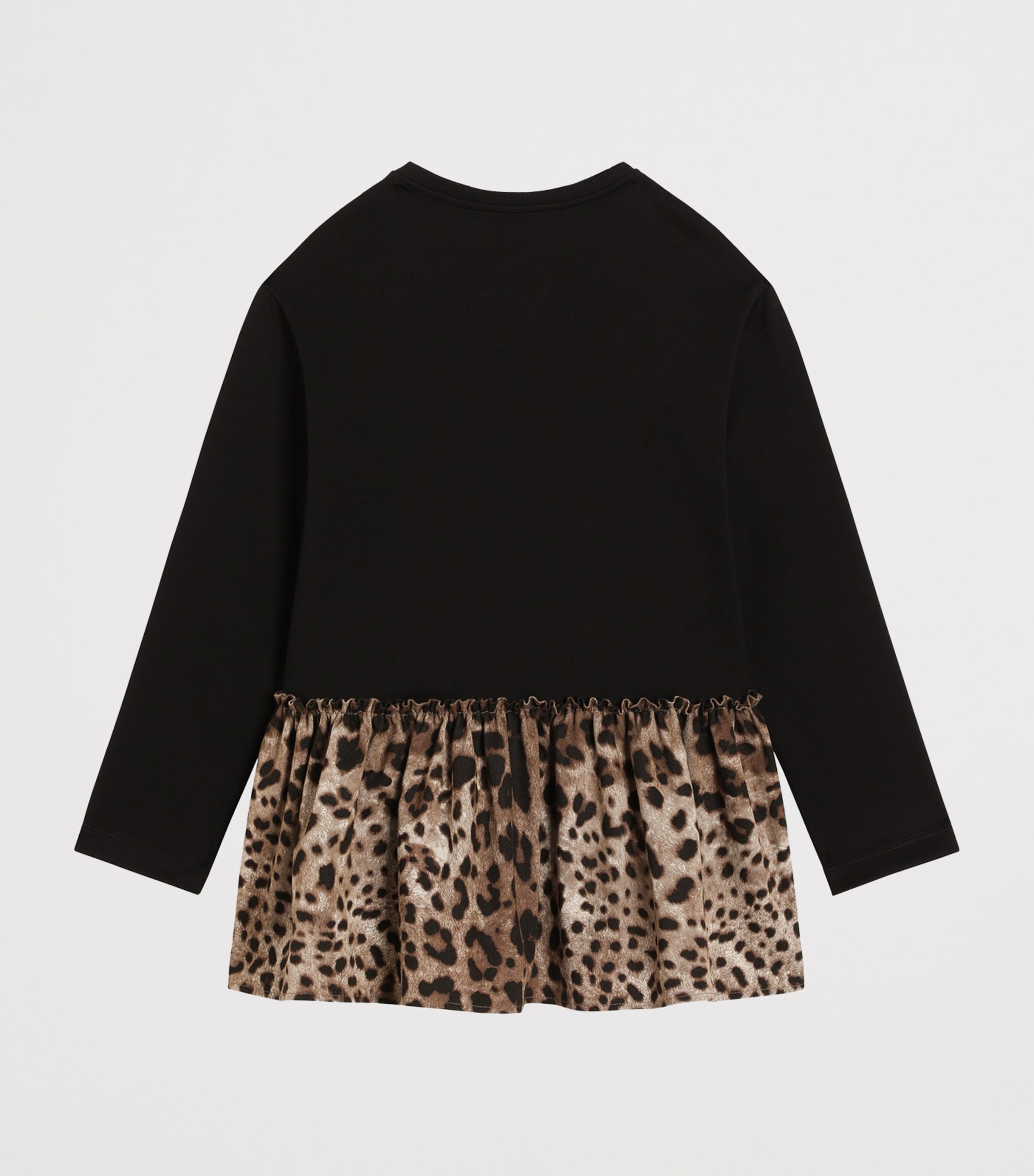 Long-Sleeve Logo Dress (8-12 Years) S9000COMBINED Image 2