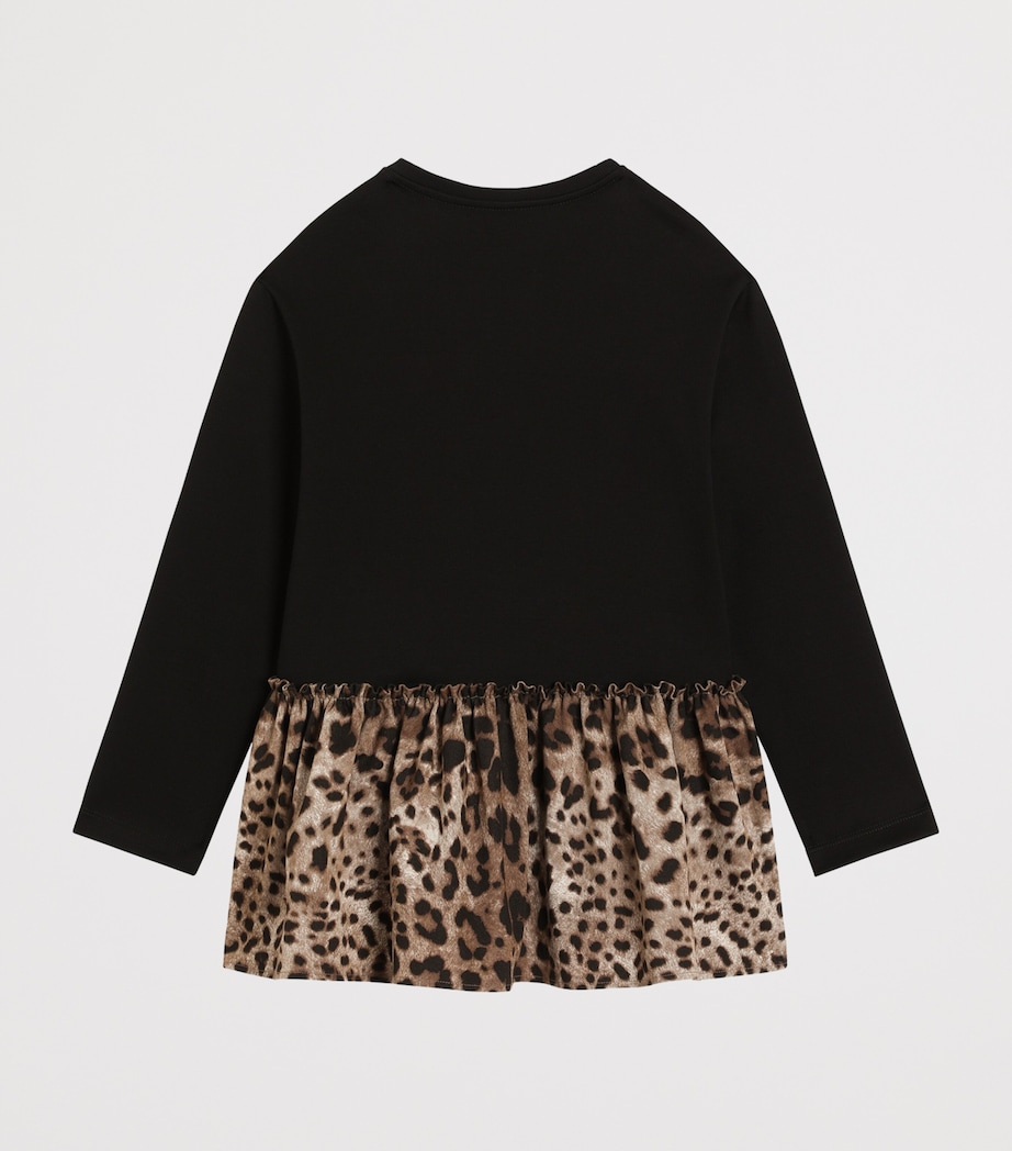 Long-Sleeve Logo Dress (8-12 Years) S9000COMBINED Image 2