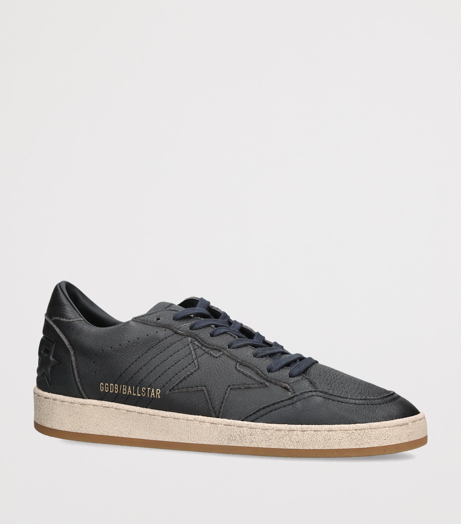 Golden Goose Leather Ball Star Sneakers Navy Image 2