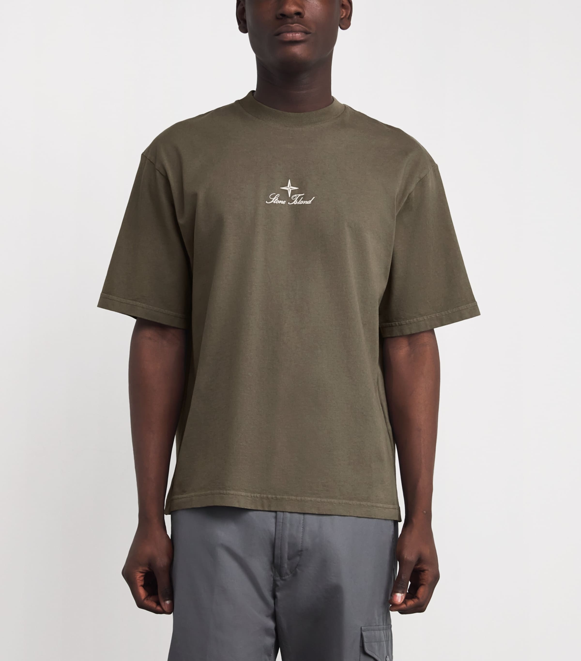 Cotton Logo T-Shirt V0054 Image 3