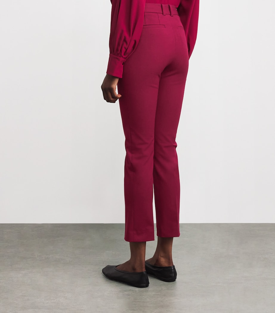 Gabardine Stretch Coleman Trousers RUBY Image 4