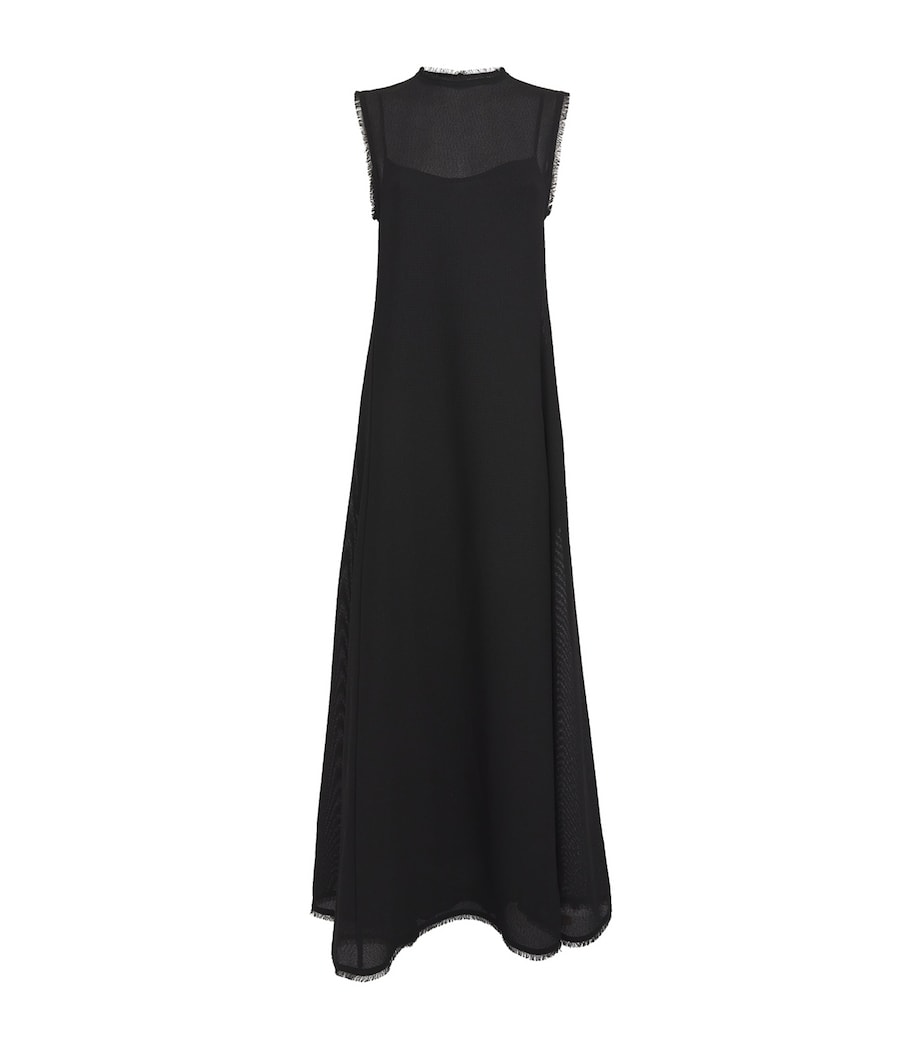CAMILLA AND MARC Black Mesh Taylor Maxi Dress | Harrods US CAMILLA AND MARC Black Mesh Taylor Maxi Dress | Harrods US