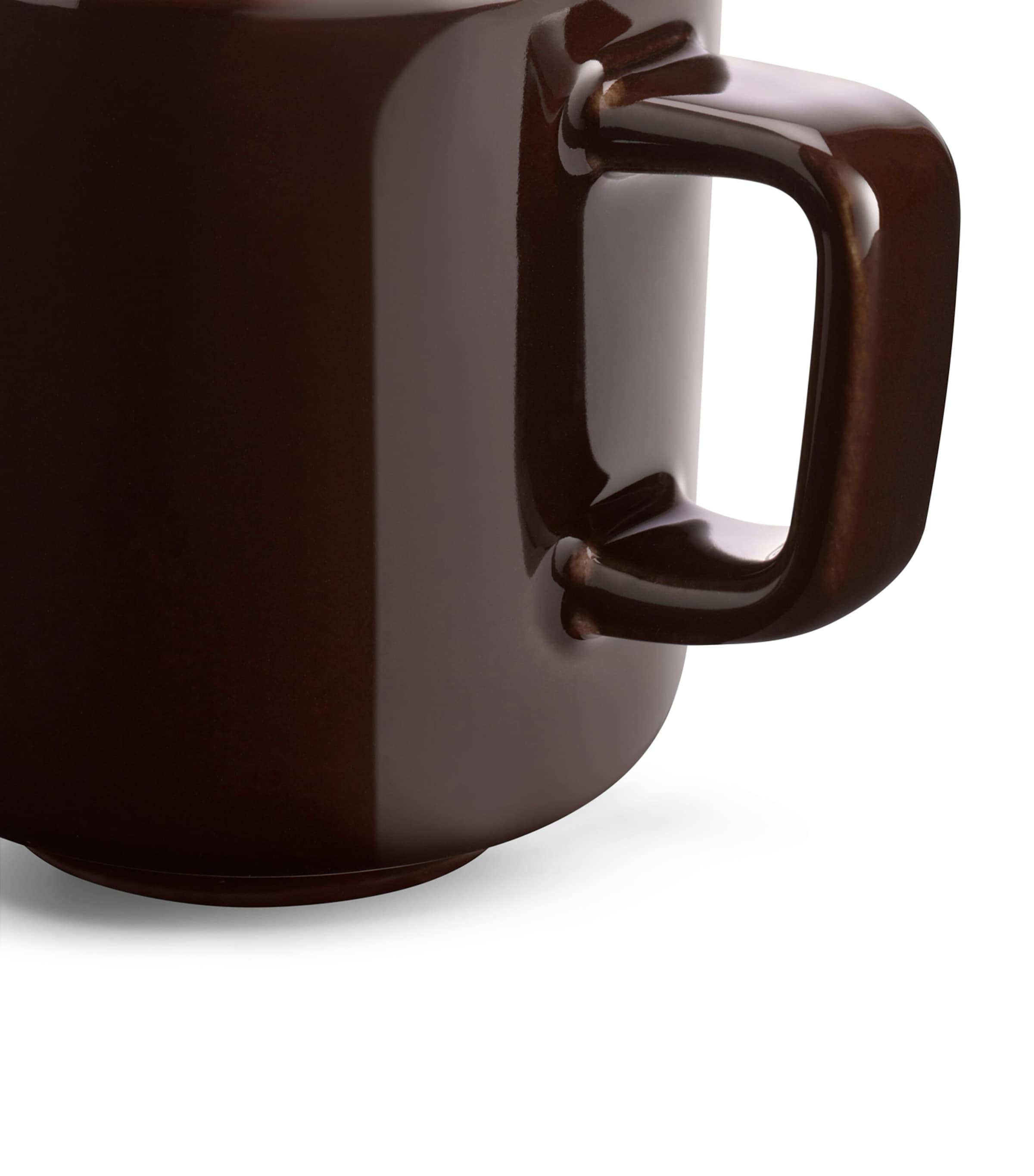 Set of 2 Porcelain Collective Espresso Cups (75ml) MOCHA Image 2