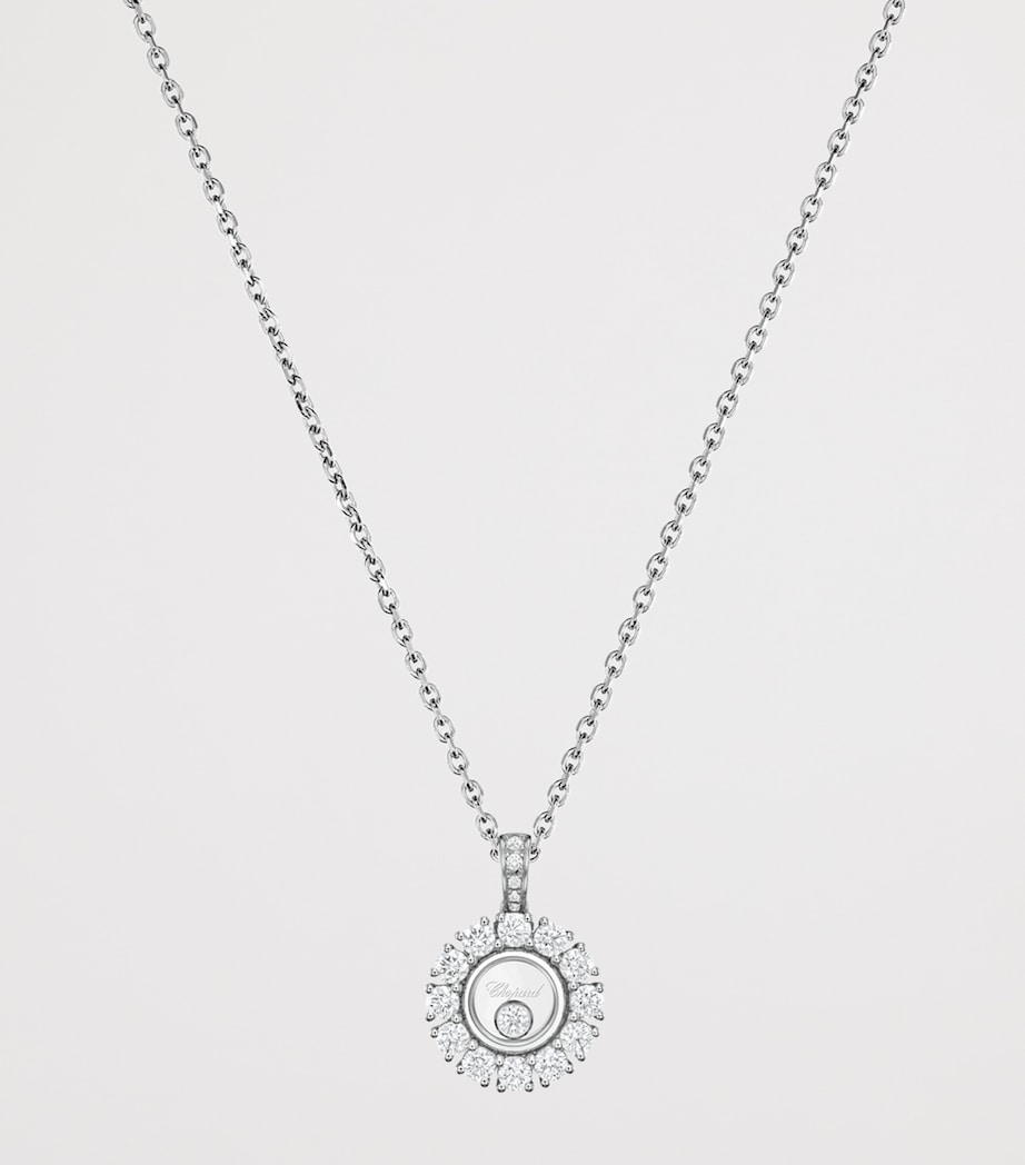 White Gold and Diamond Happy Diamonds Icons Joaillerie Necklace 18K WHITE GOLD Image 2