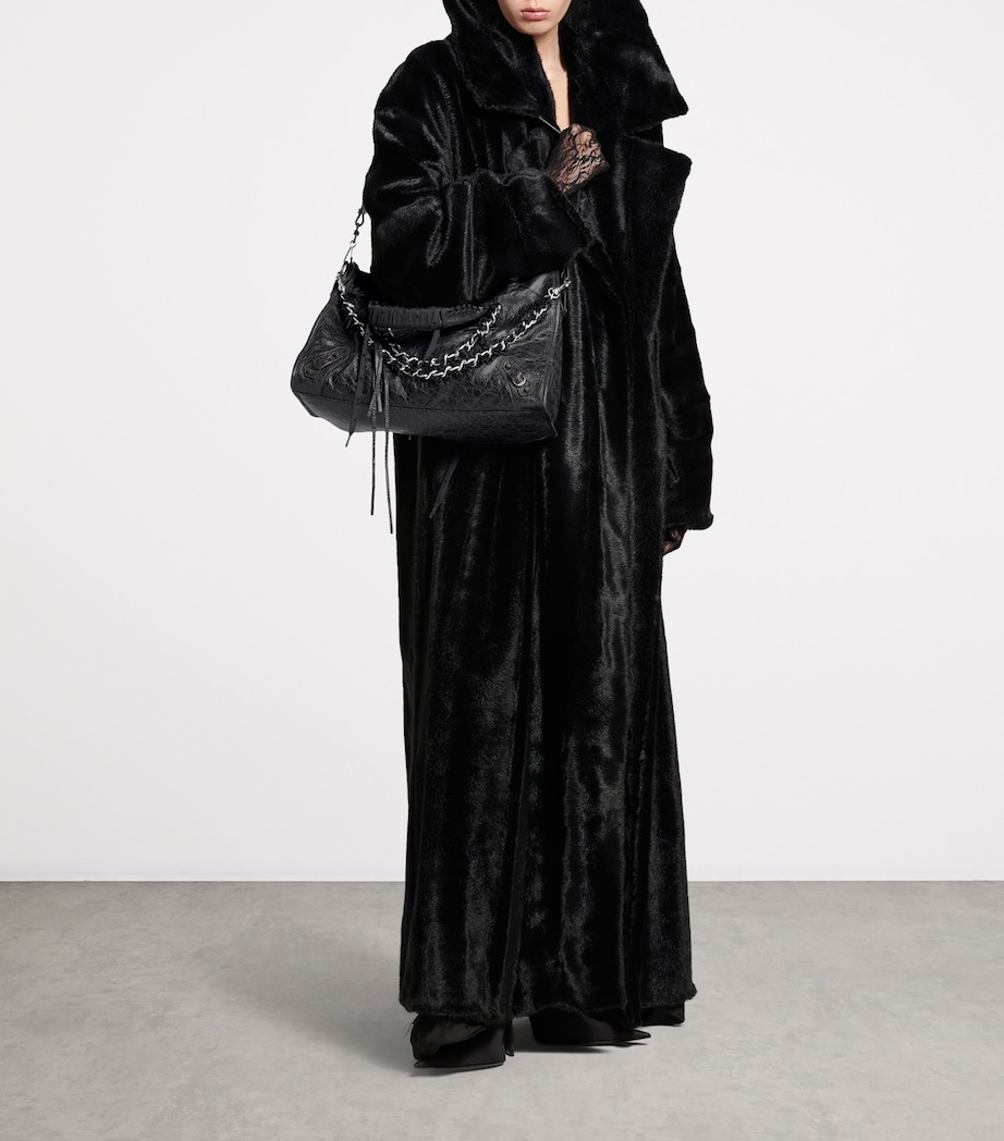 Balenciaga Medium Leather Le City Top-Handle Bag Image 5
