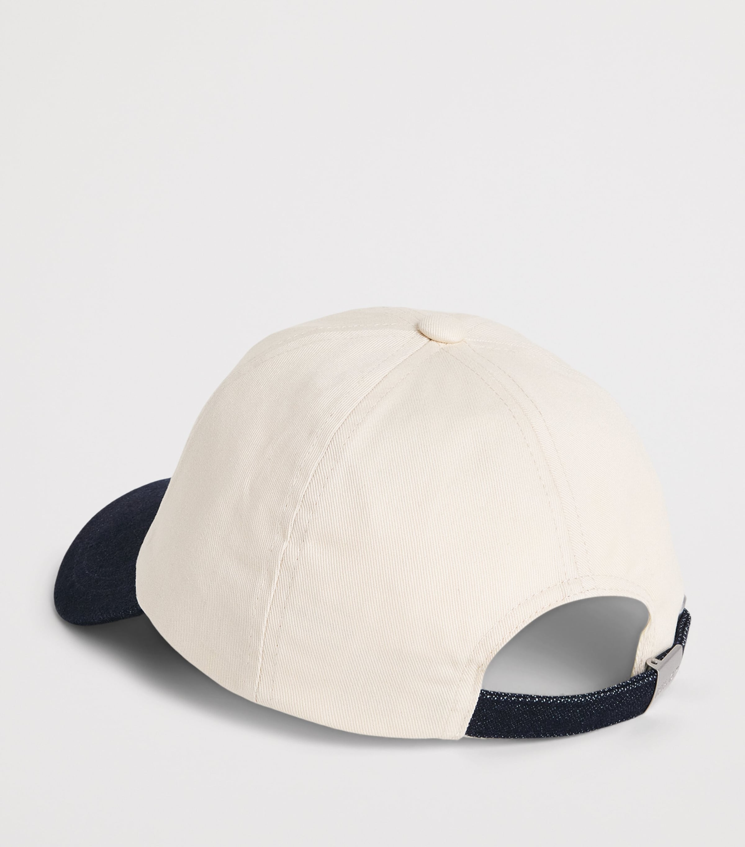 NN.07 Cotton Logo Baseball Cap Raw Indigo Image 3