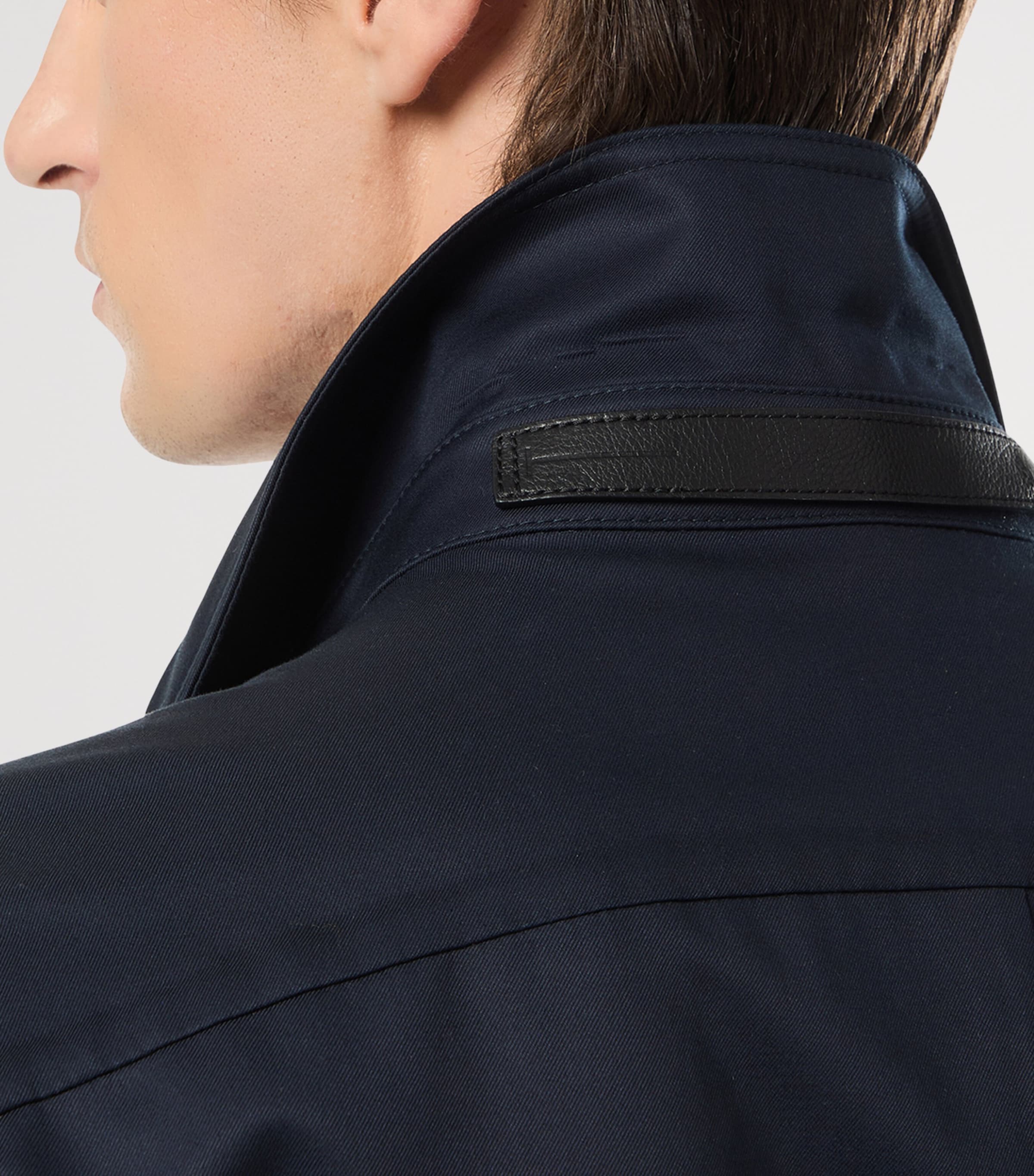 Leather-Trim Overshirt UCC Image 5