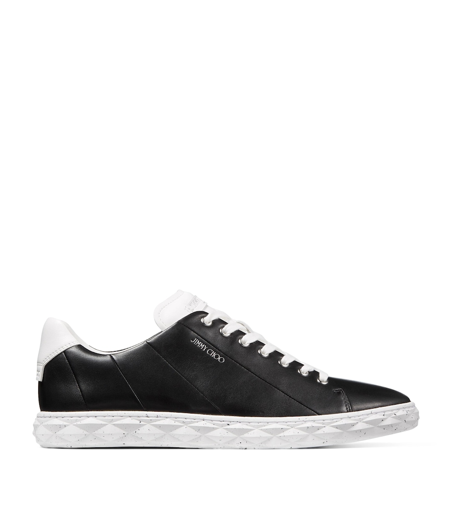 Diamond Light Leather Sneakers V BLACK Image 1