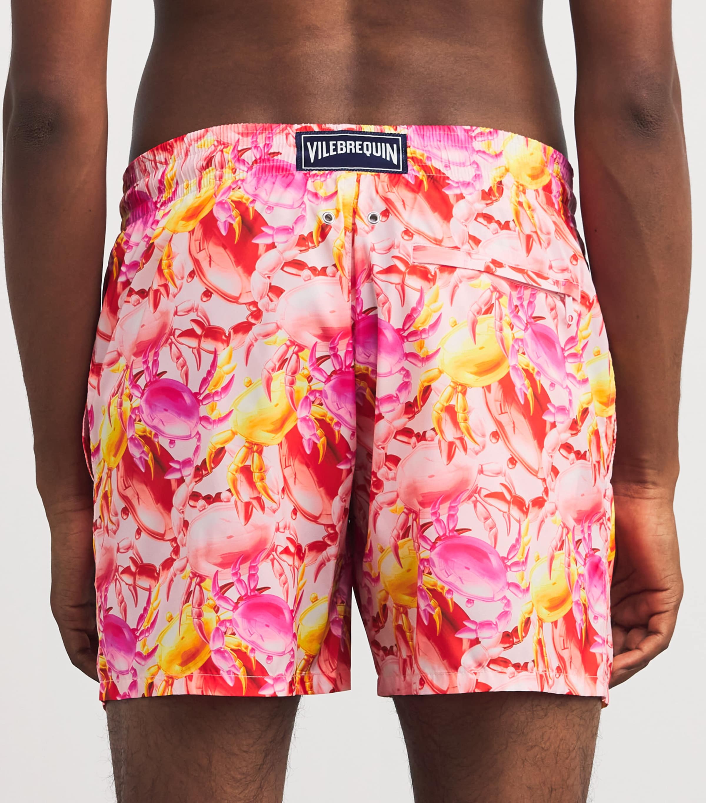 Crab Print Mahina Swim Shorts 159-PEONY Image 4