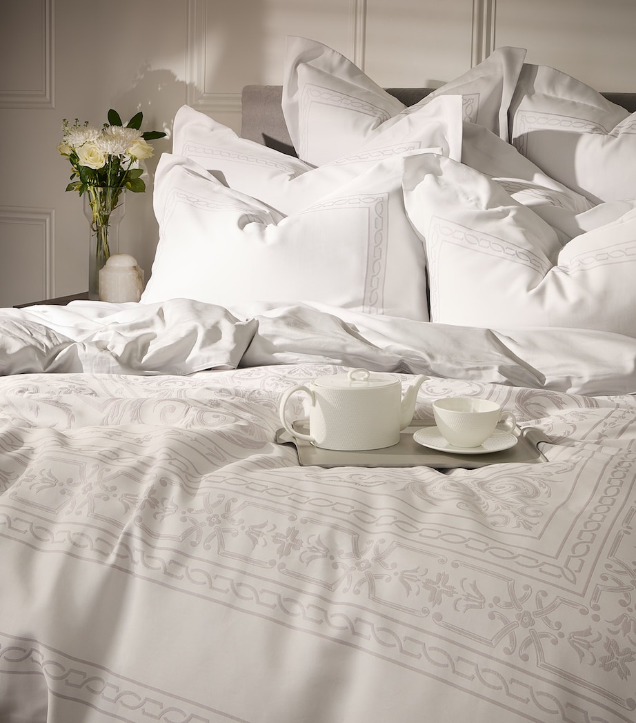 Celso De Lemos Versailles King Pillowcase (50cm x 90cm) Perle Image 3