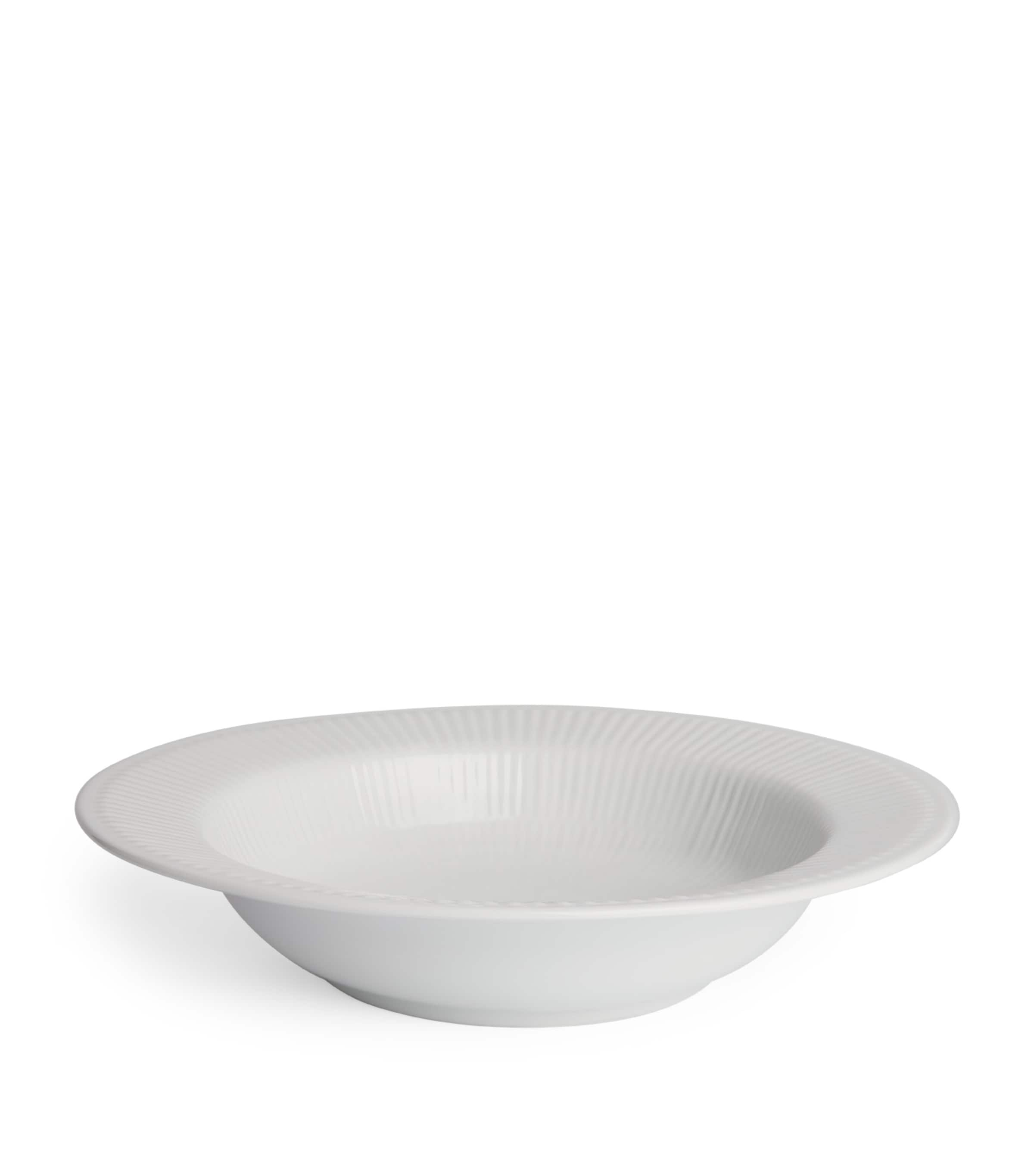 Shop Royal Copenhagen White Fluted Deep Plate