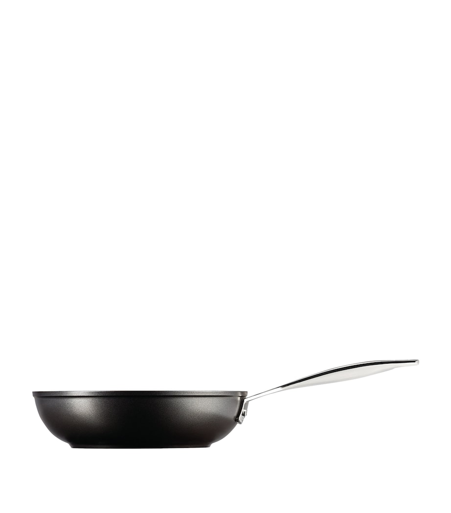 Toughened Non-Stick Aluminium Deep Frying Pan (24cm) BLACK Image 4
