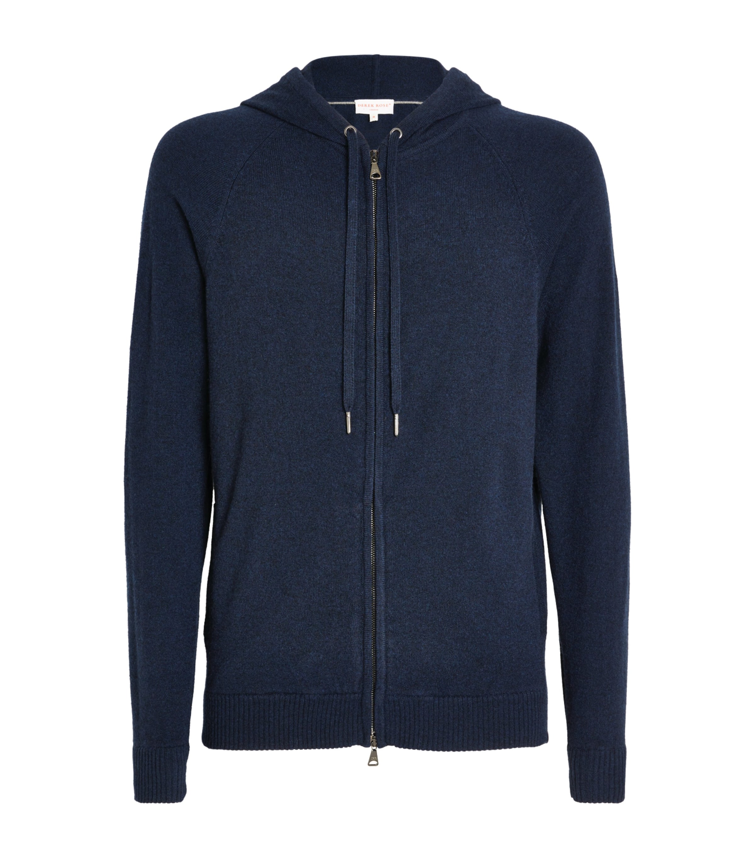 Cashmere Zip-Up Hoodie NAV-BLUE Image 1