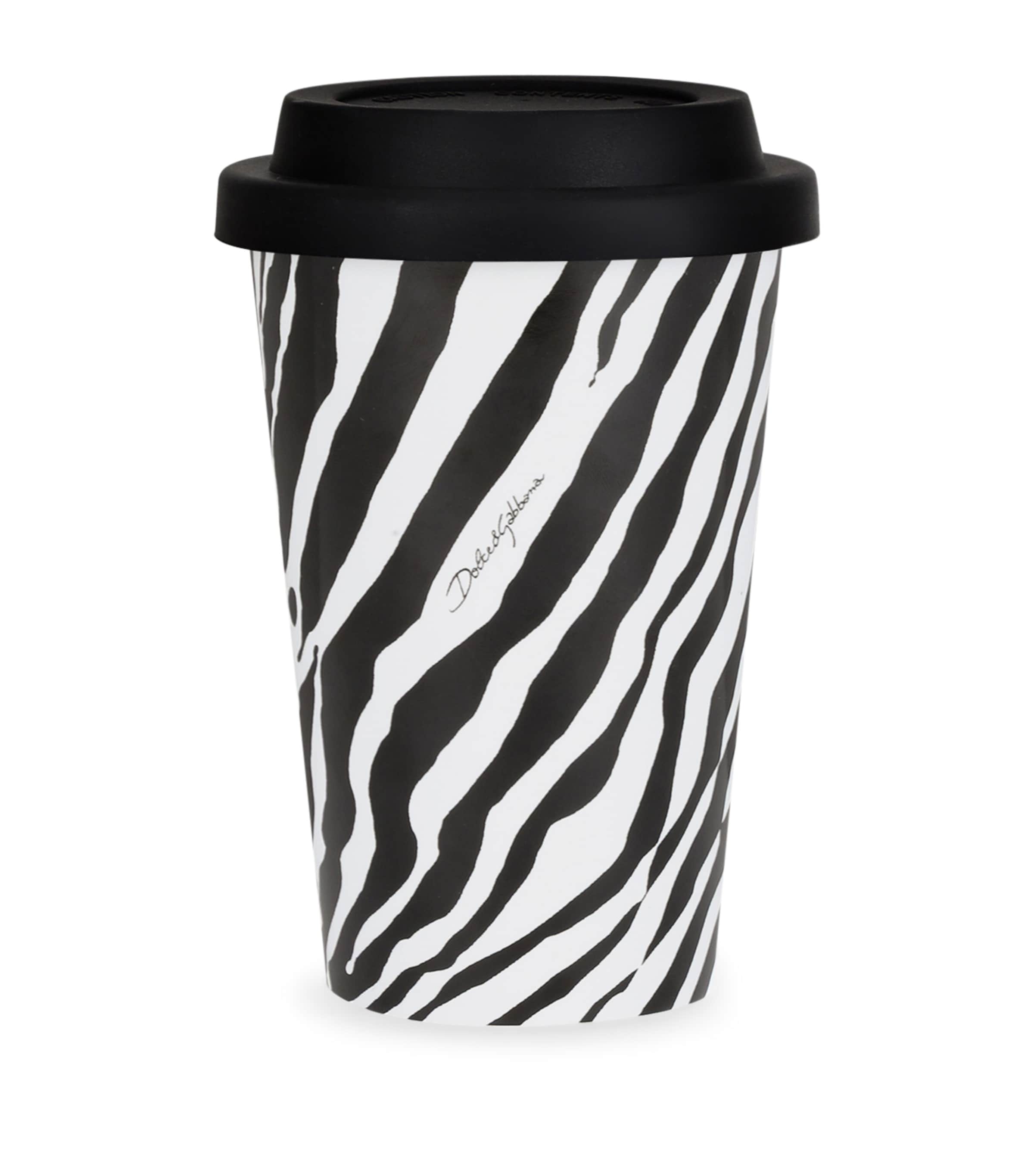 Dolce & Gabbana Casa Ceramic Zebra Travel Mug