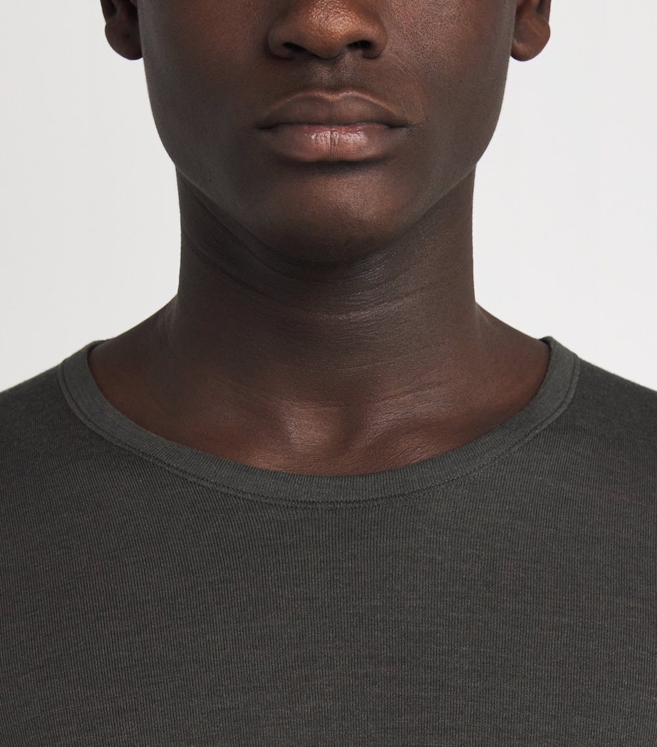 Woolen Silk Long Sleeve T-Shirt 2147 EARTHY INK Image 7