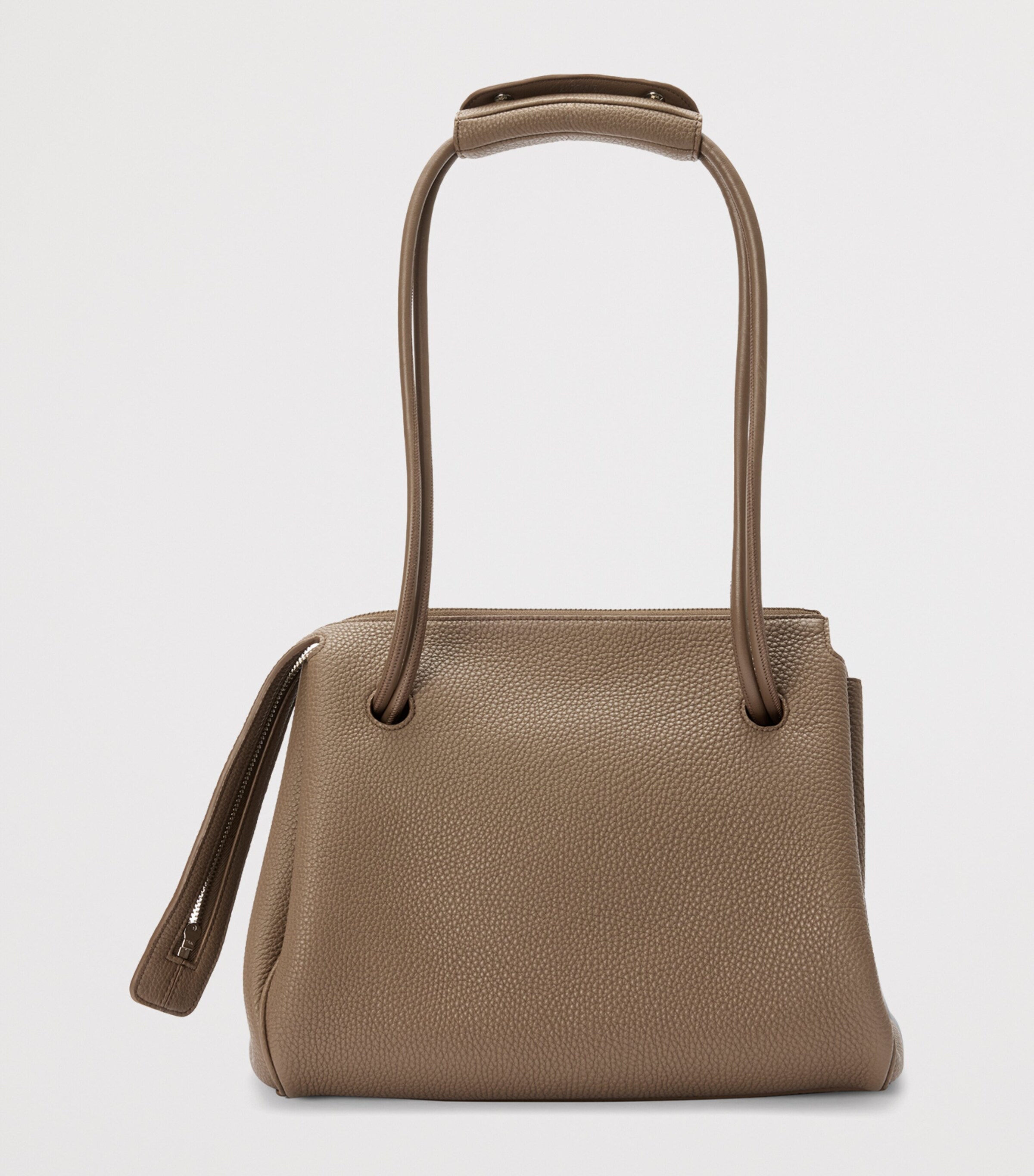 LOEWE Medium Grained Leather Madrid Shoulder Bag Taupe Image 5