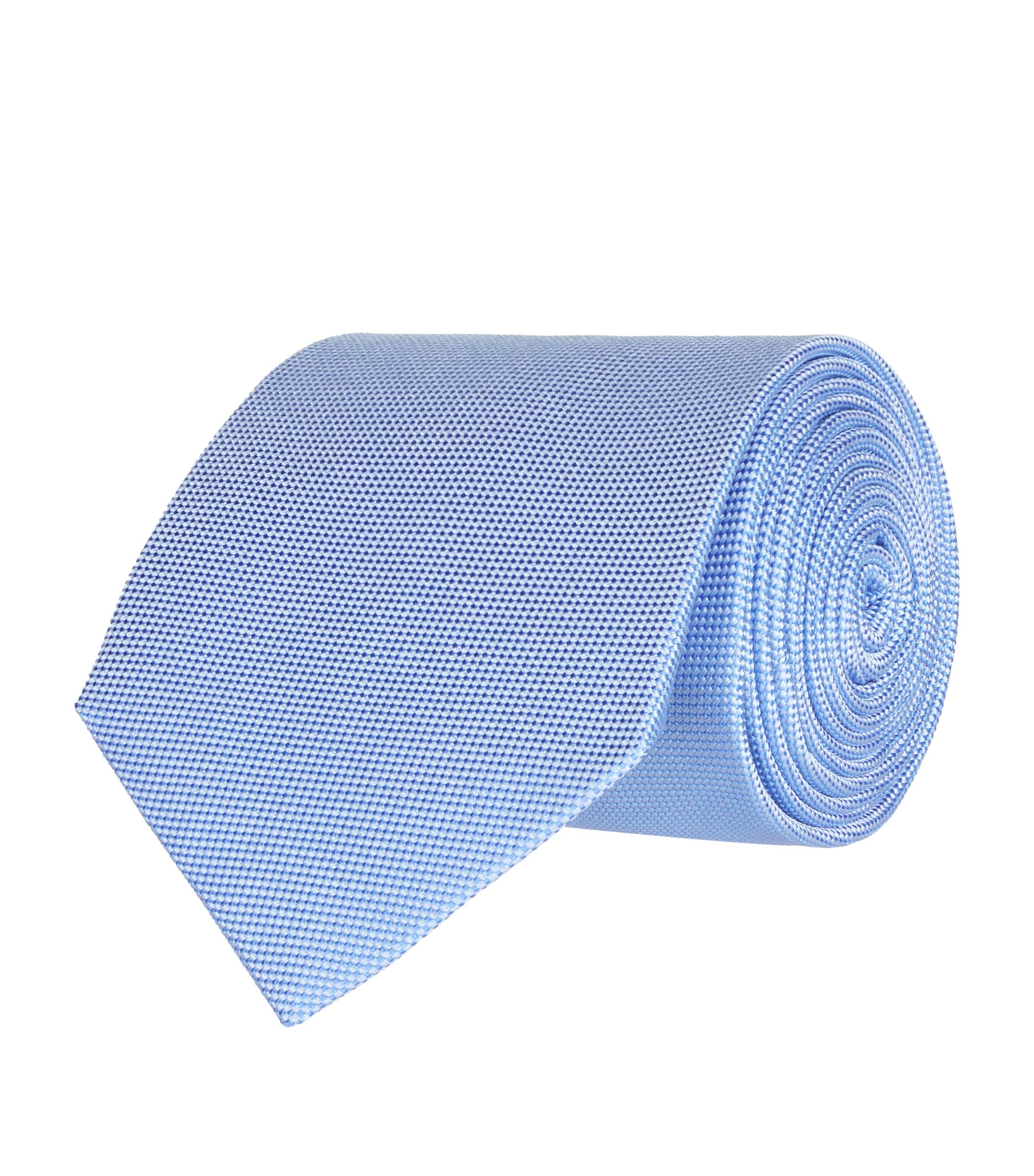 Eton Silk Tie In Blue