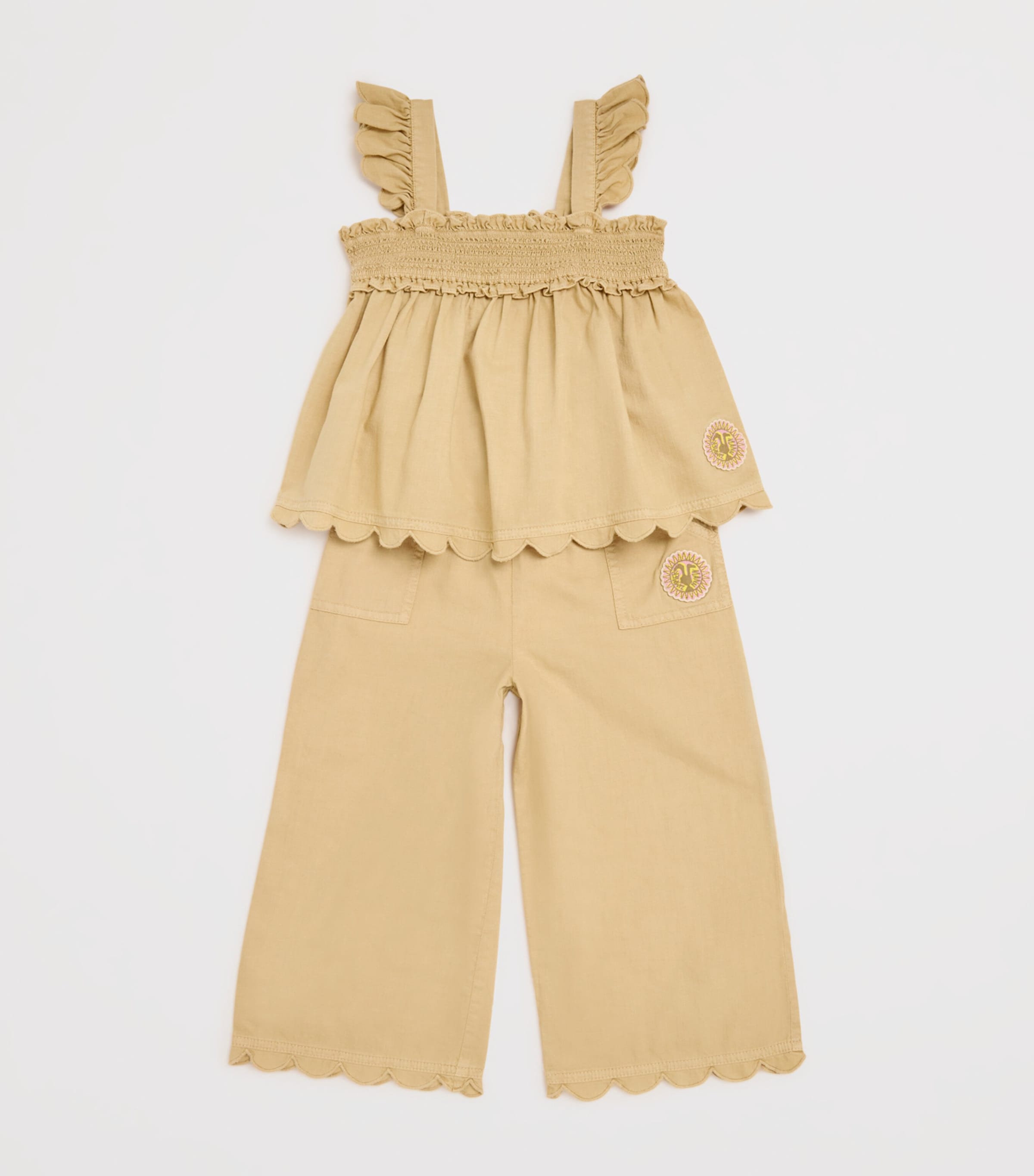 Denim Flared Wanderlust Jeans (12 Months-12 Years) KHAKI Image 3