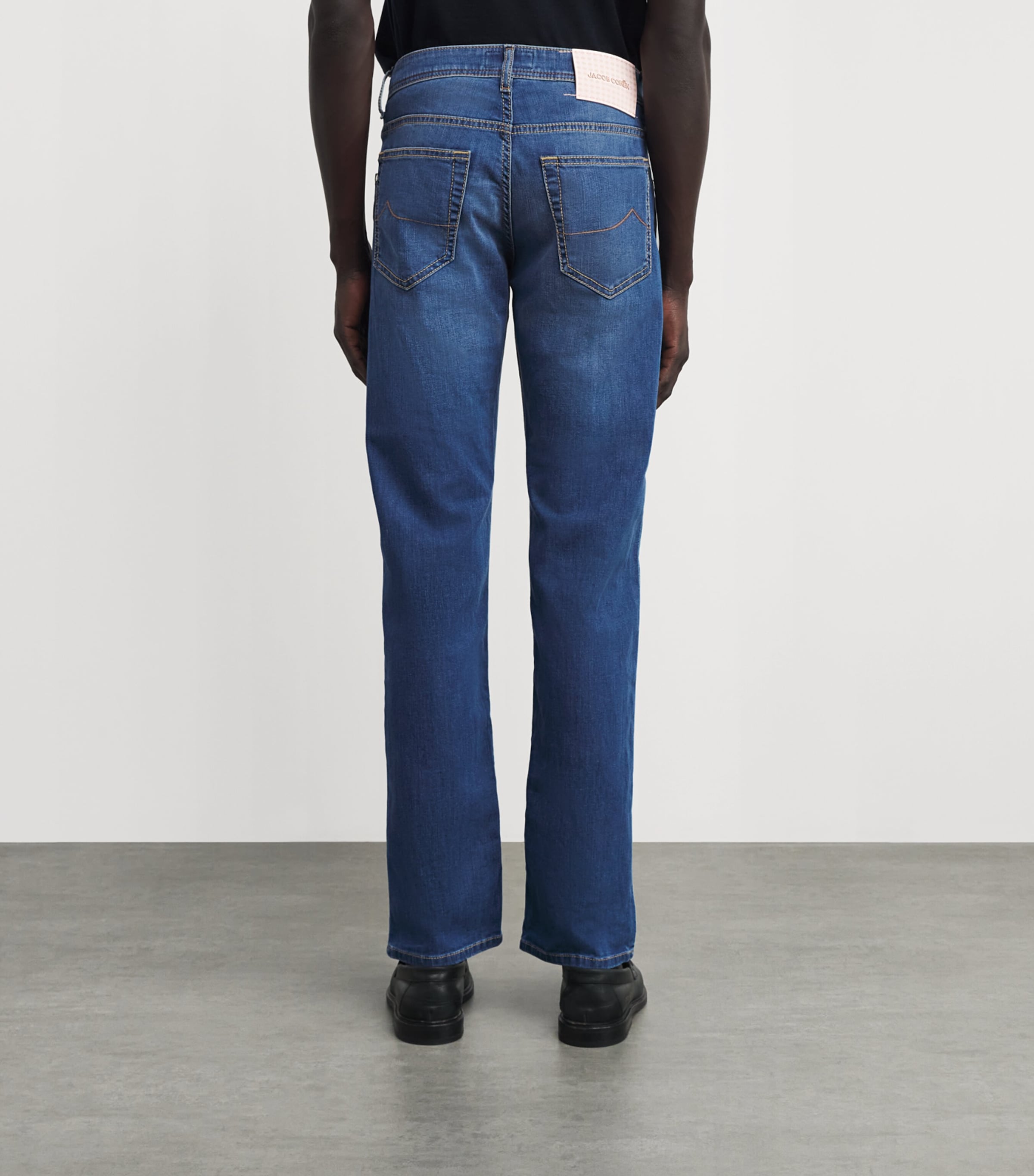 JACOB COHËN Mens Nick Slim Jeans Medium Blue Image 5