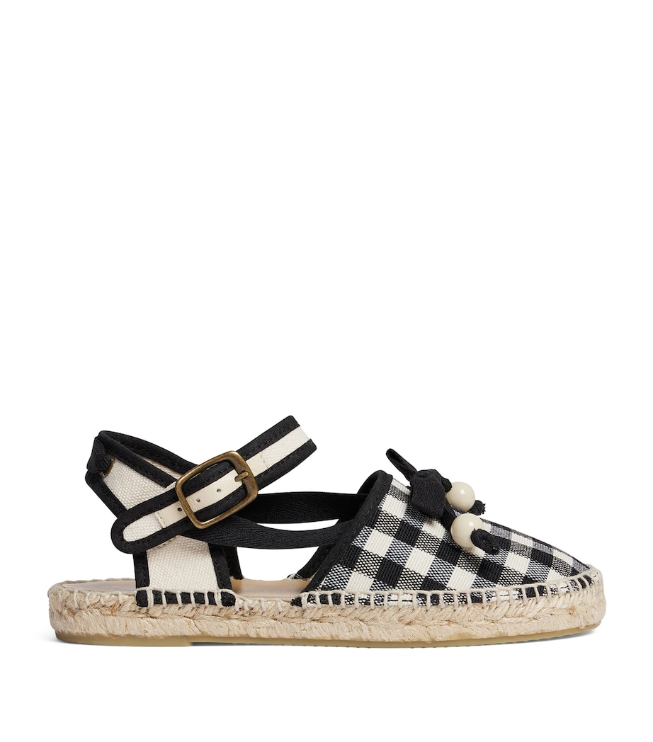 Woven Check Espadrilles VICHY NOIR Image 1