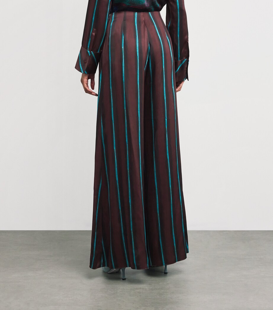 Arneau Wide-Leg Trousers CALLIOPE / AQUA Image 4