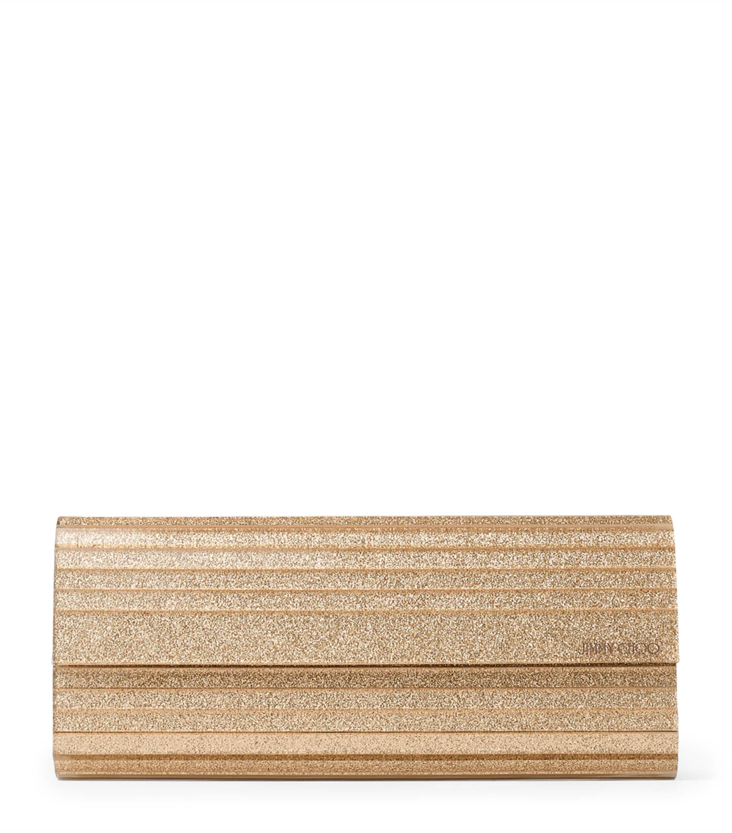 Jimmy Choo Sweetie Clutch Bag In Gold